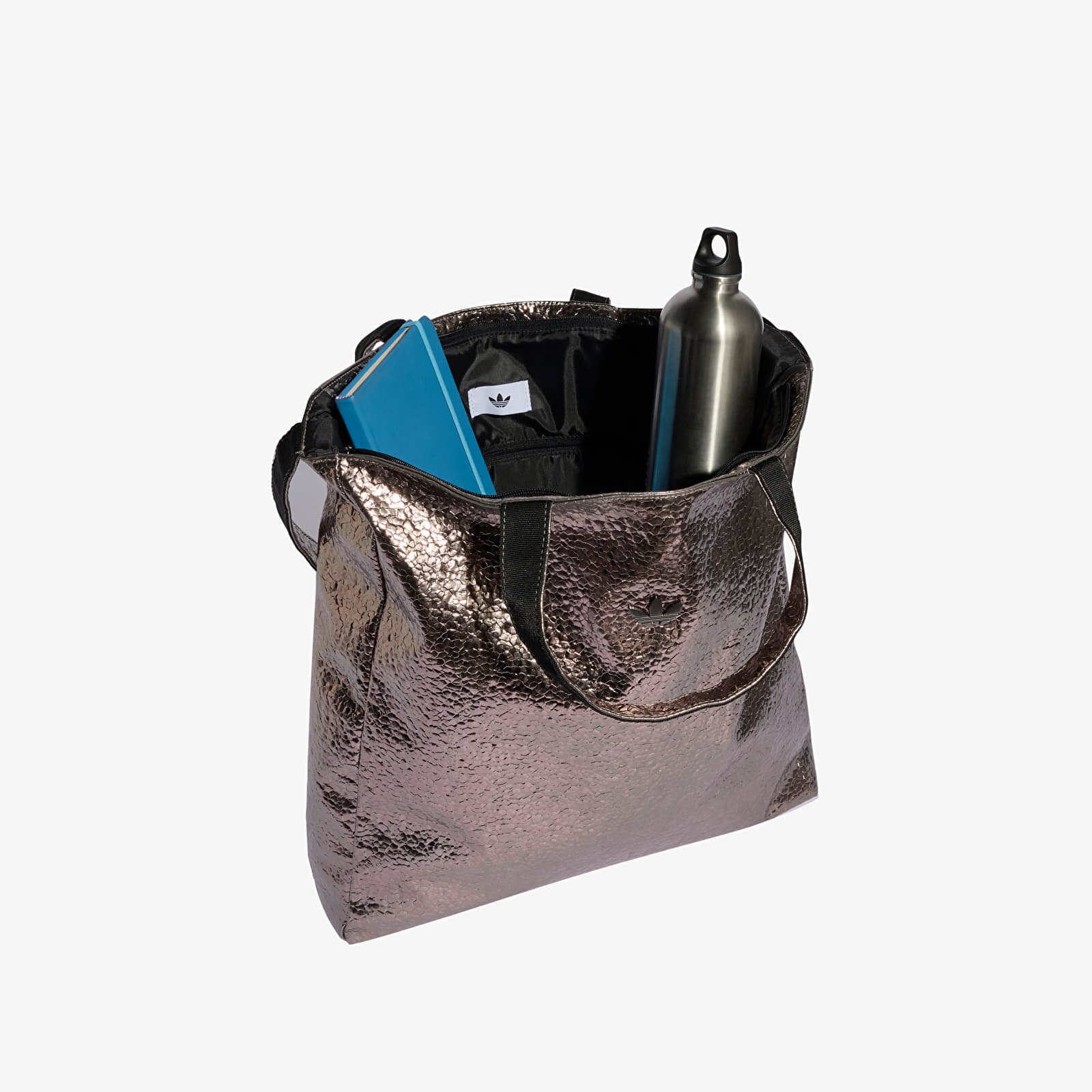 adidas Originals Чанта adidas Adicolor Shopper Metal Pu Grey Three
