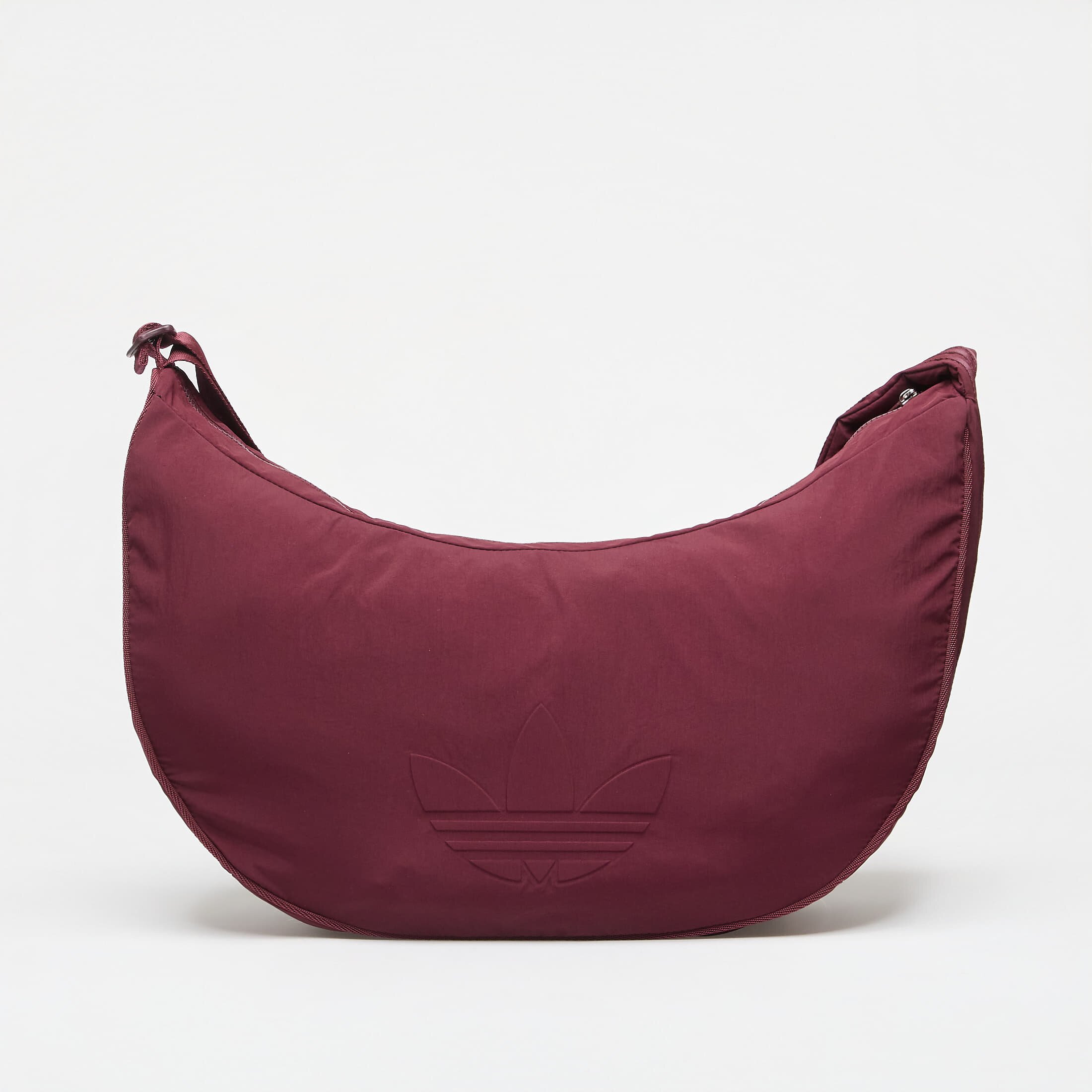 adidas Originals Чанта adidas Everyday Icons Crossbody Bag Half Moon Maroon