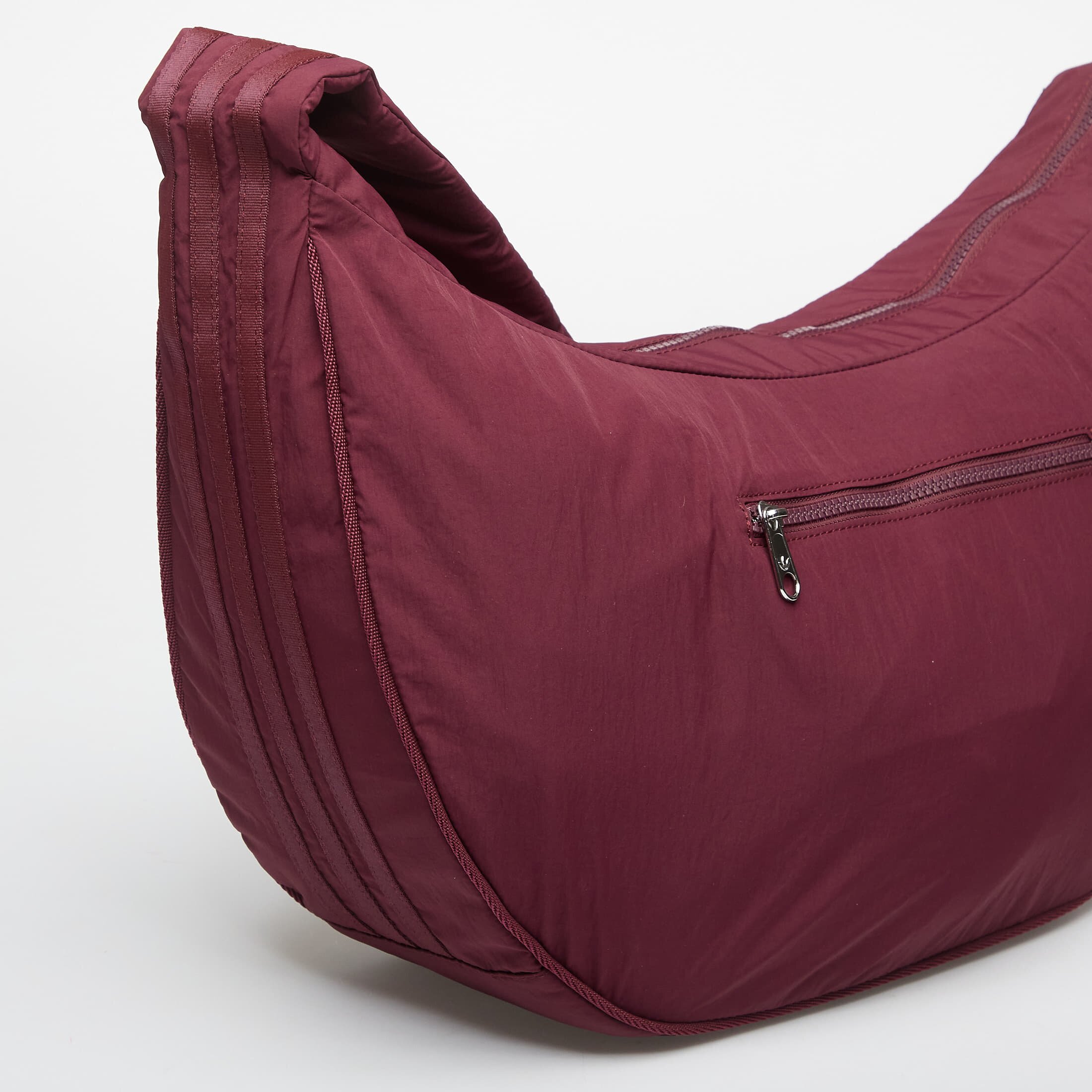 adidas Originals Чанта adidas Everyday Icons Crossbody Bag Half Moon Maroon