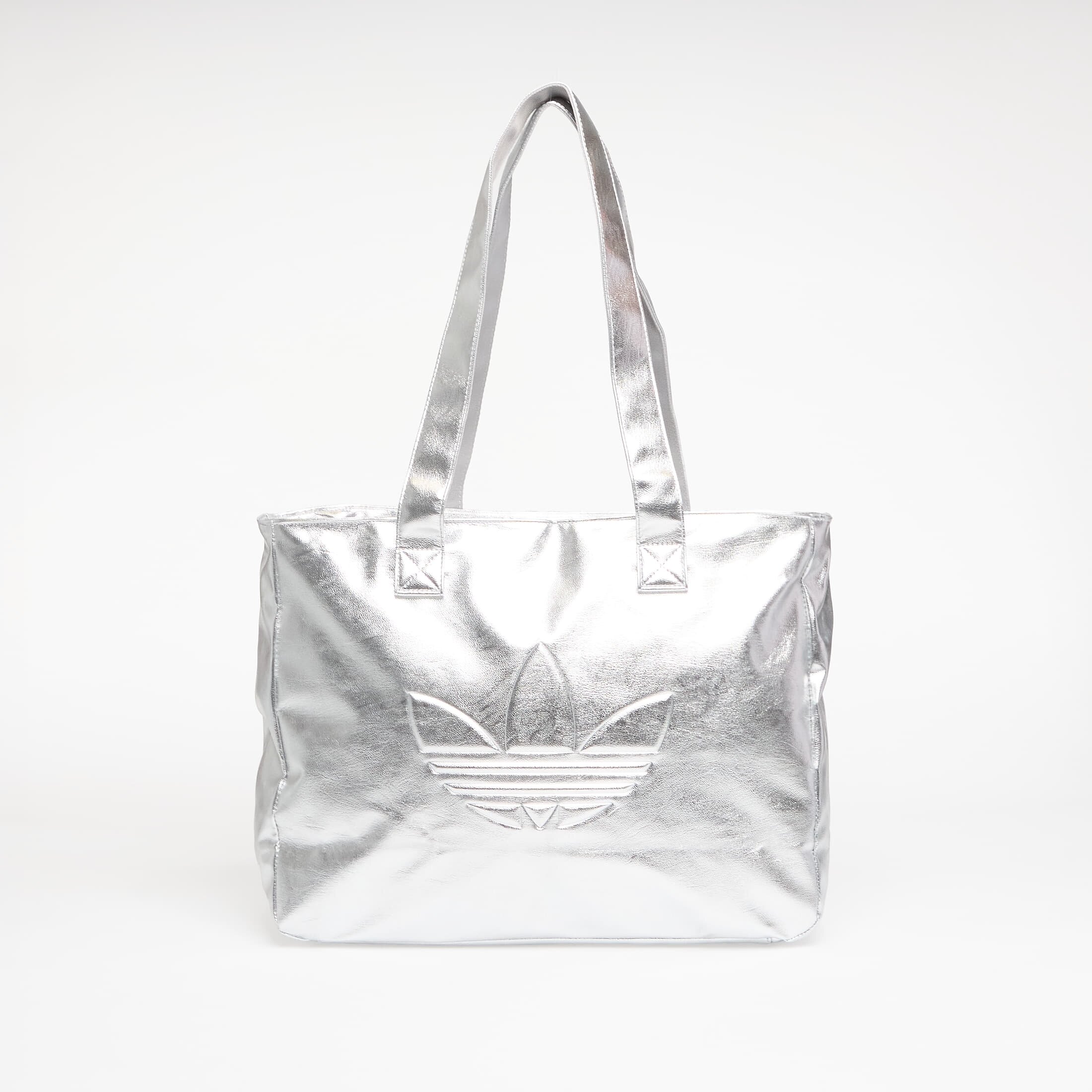 adidas Originals Чанта adidas Shopper Metallic Pu Bag Silver Met.