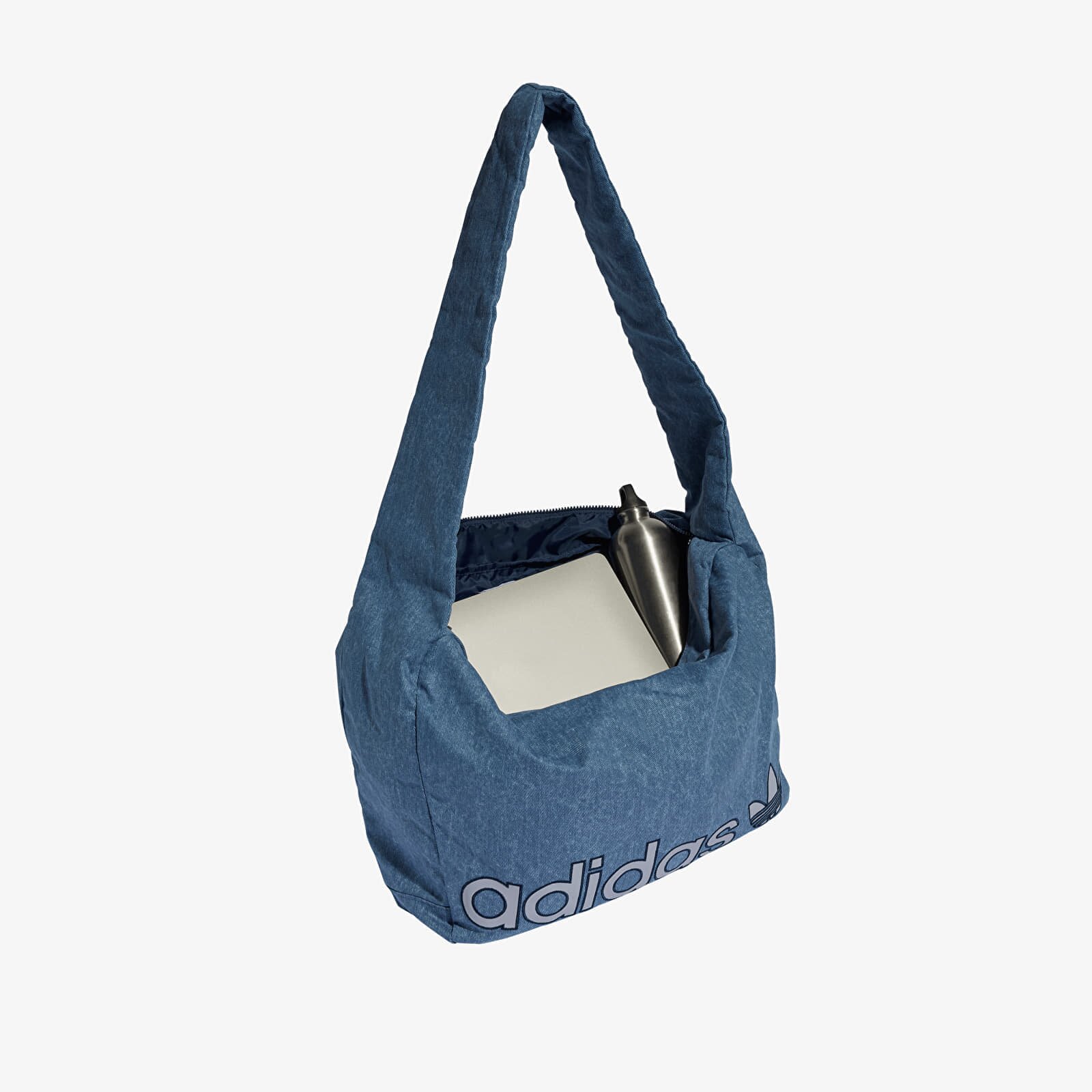 adidas Originals Чанта adidas Shopper Washed Effect Bag Light Denim
