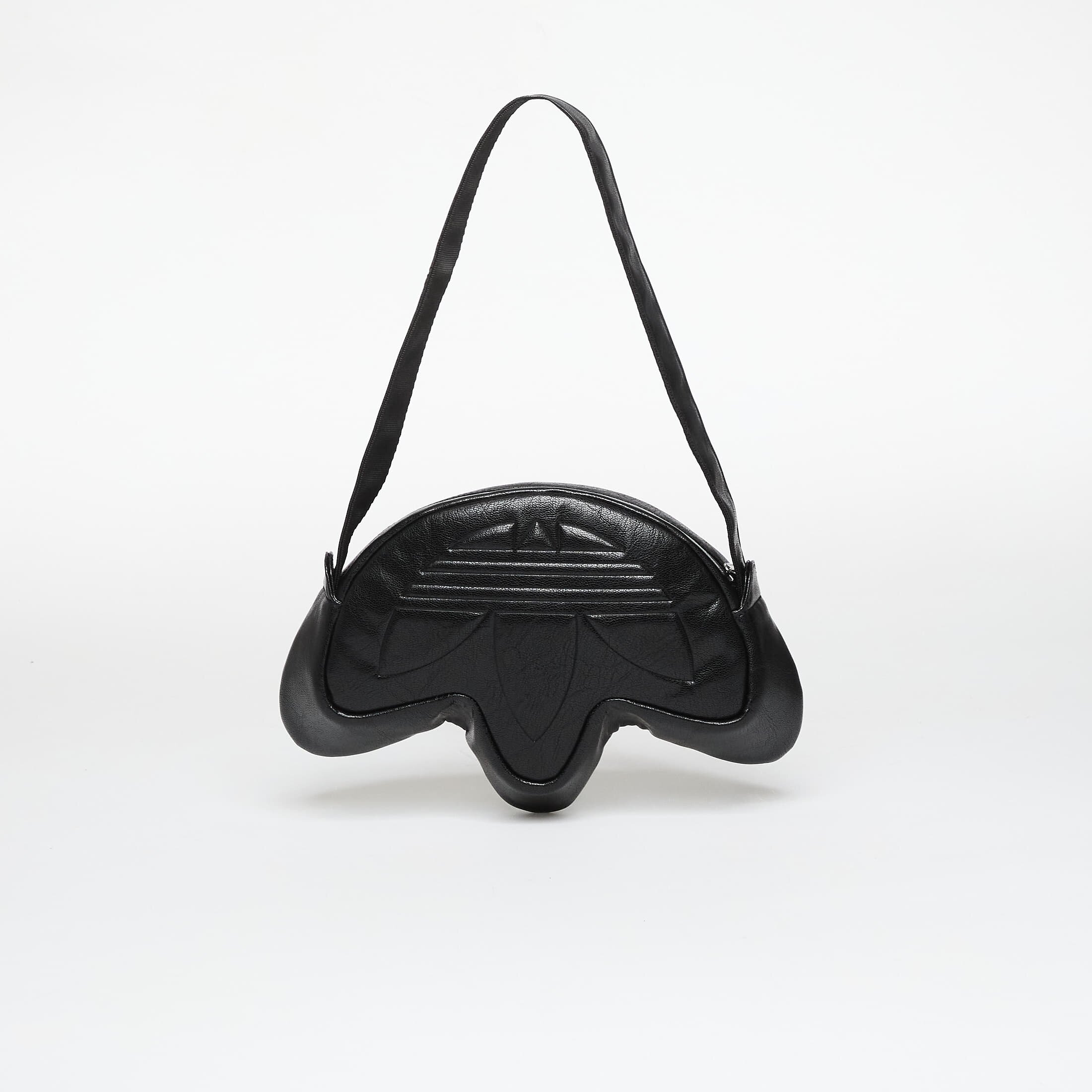 adidas Originals Чанта adidas Trefoil Bag Metallic Pu Black