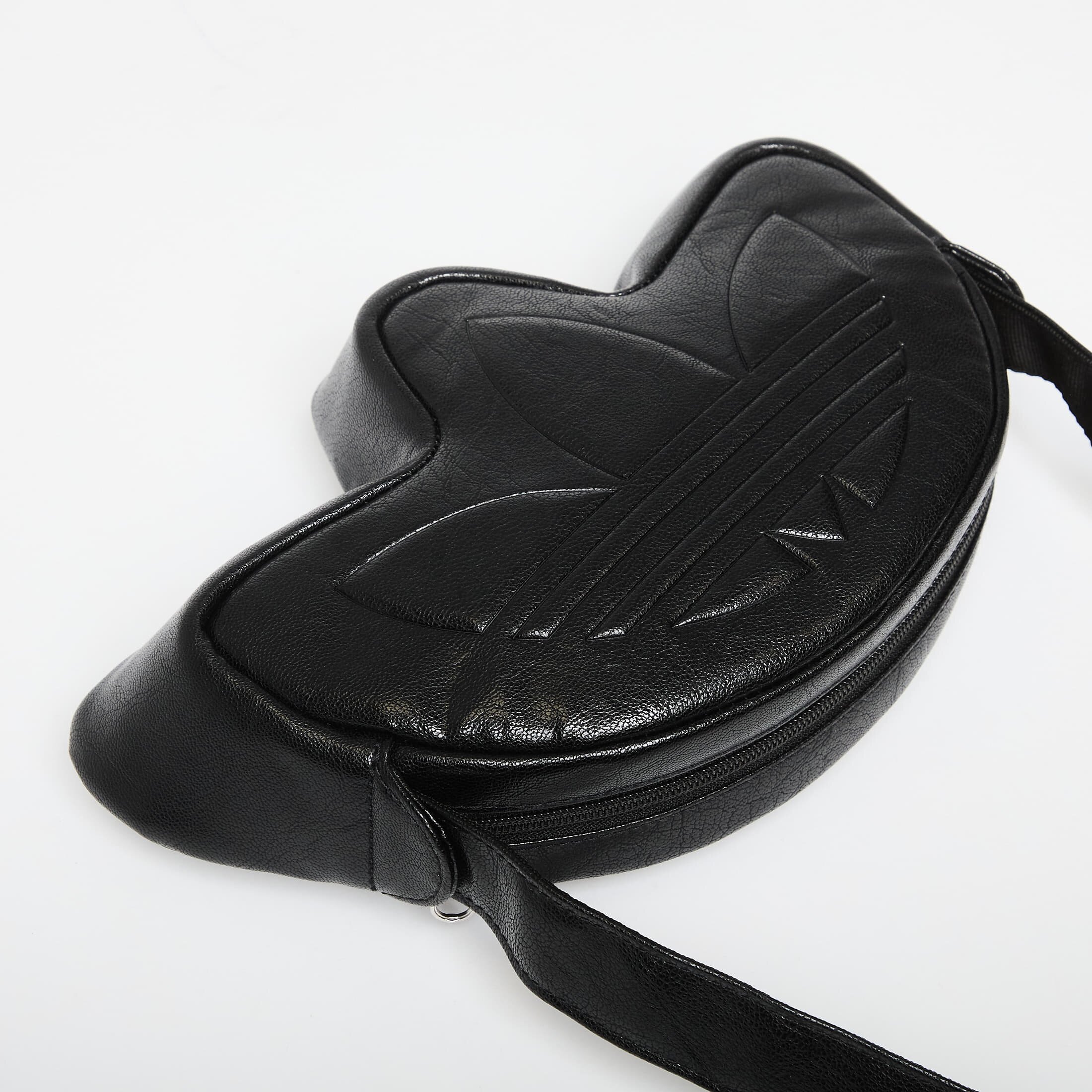 adidas Originals Чанта adidas Trefoil Bag Metallic Pu Black