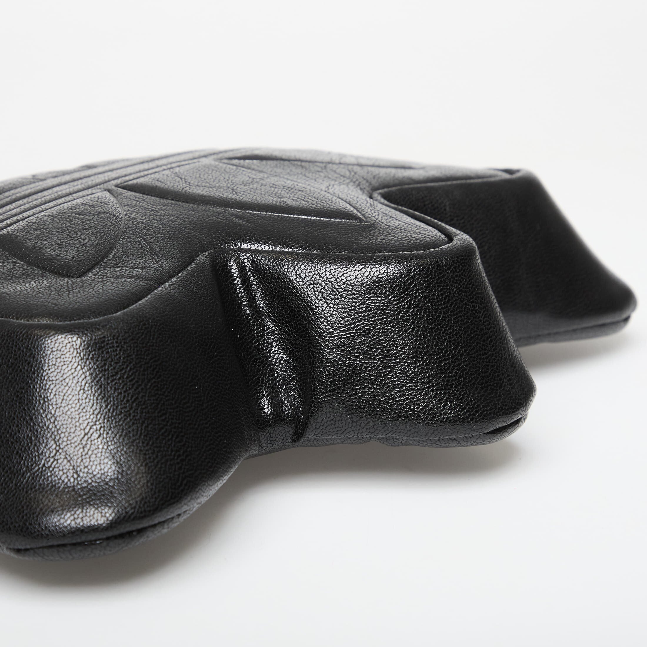 adidas Originals Чанта adidas Trefoil Bag Metallic Pu Black