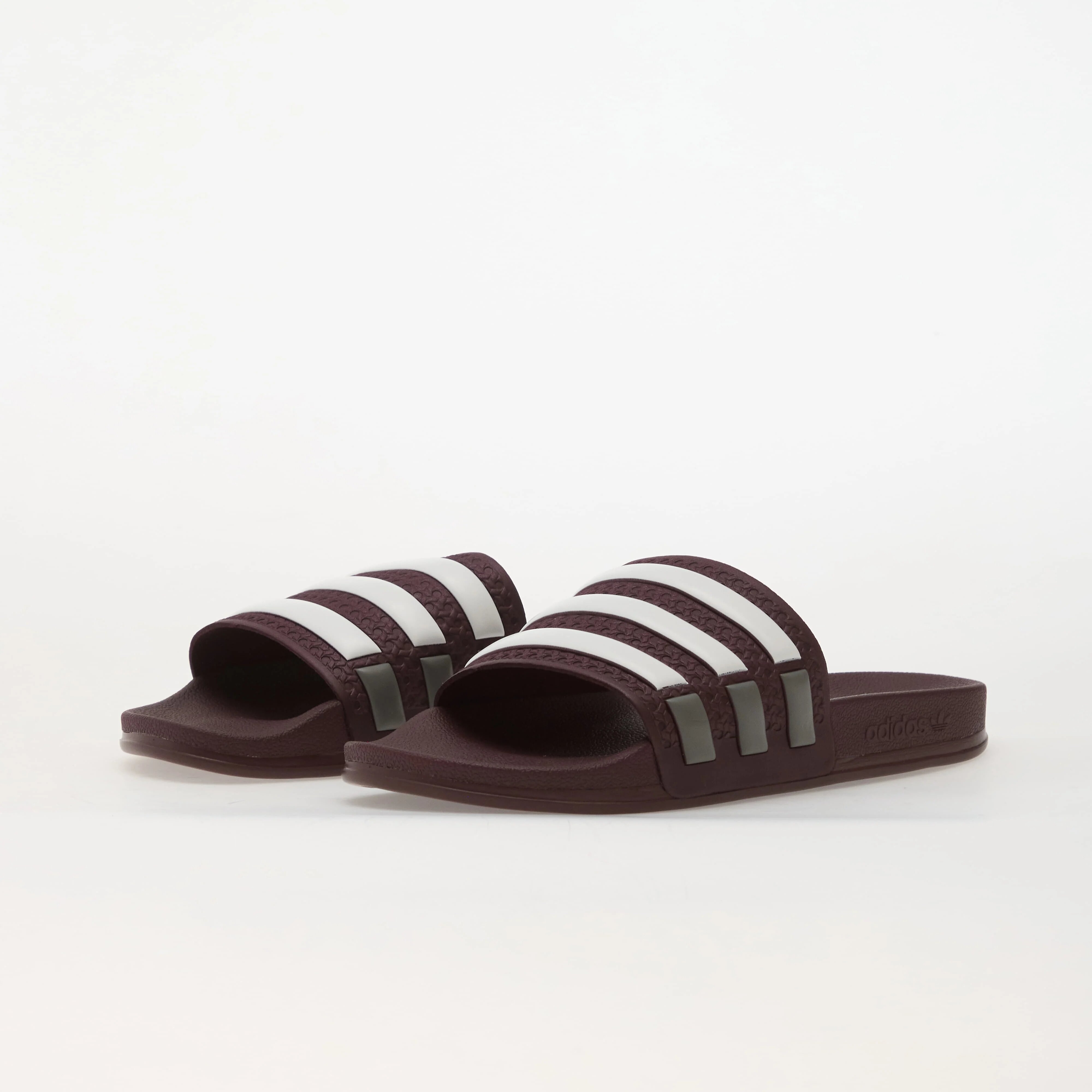 adidas Originals Обувки adidas Adilette OG Cf Slides Maroon/ Ftwr White/ Core Black