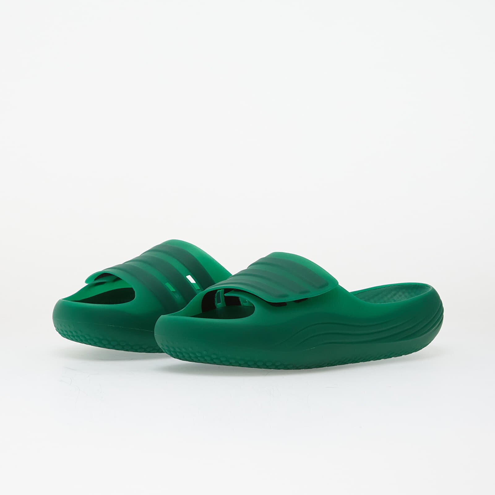 adidas Originals Обувки adidas Adislide Core Black/ Bold Green/ Core Black