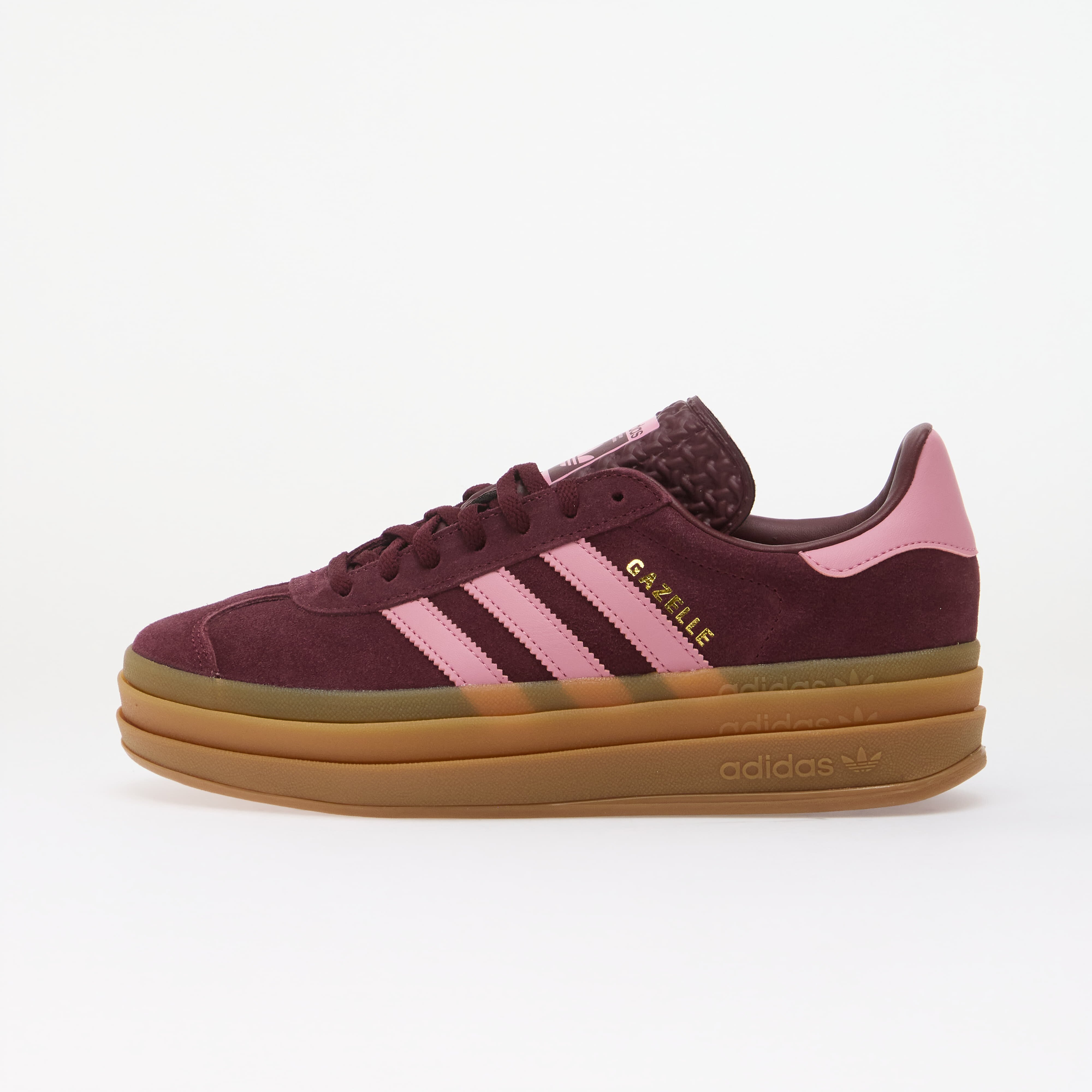 adidas Originals Обувки adidas Gazelle Bold Kids Maroon/ St Tropic Bloom/ Gold Met.