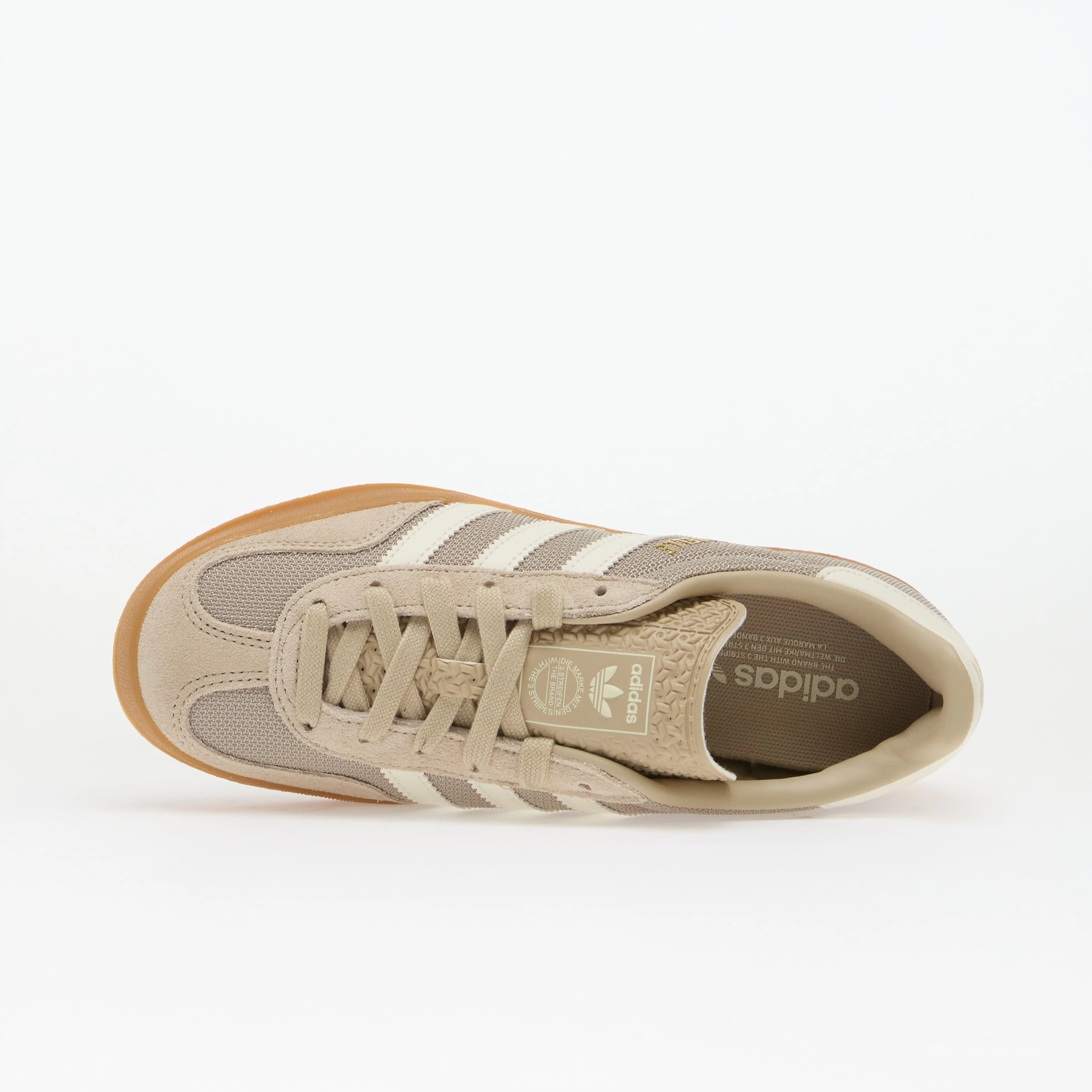 adidas Originals Обувки adidas Gazelle Indoor Kids Khaki Three/ Off White/ Gold Met.