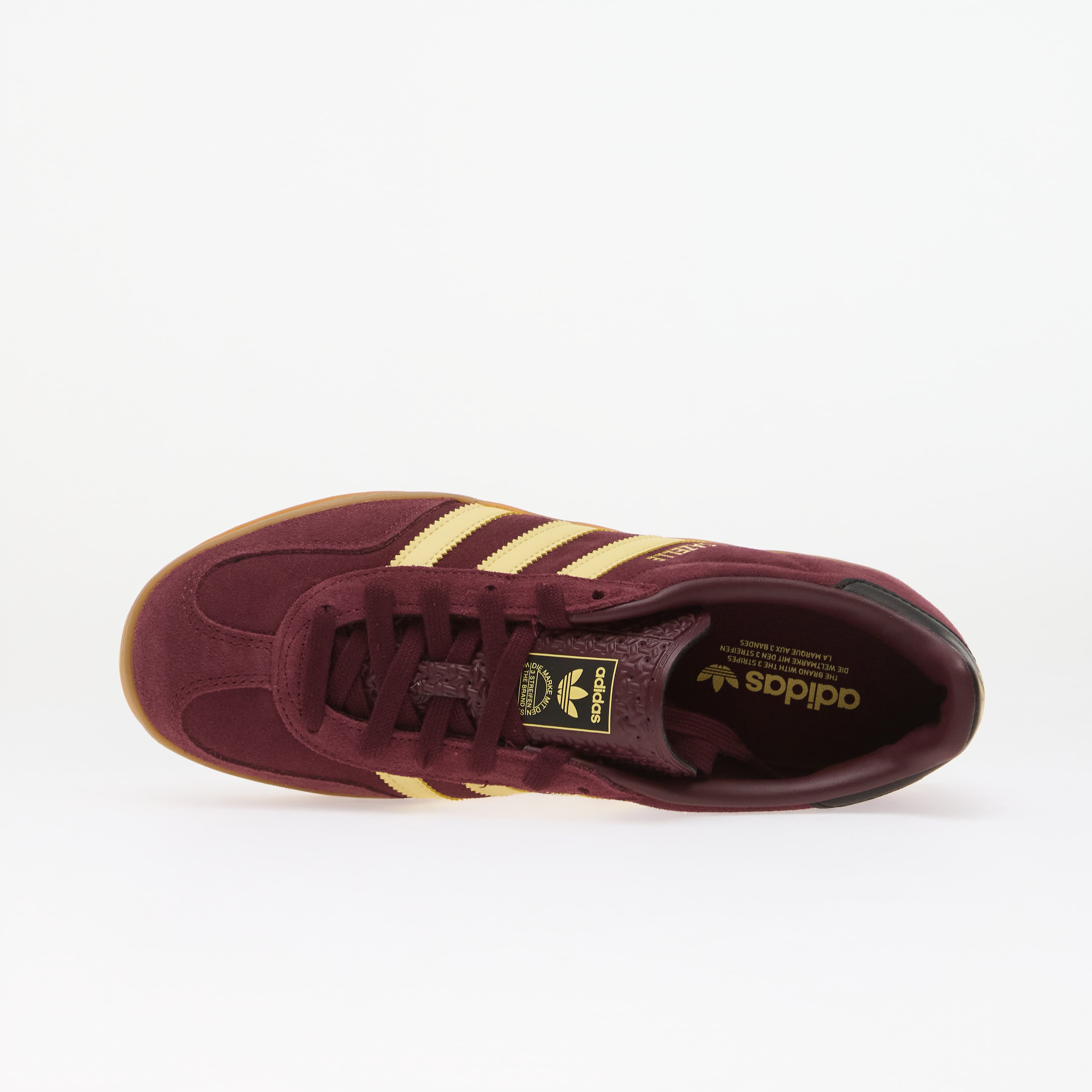 adidas Originals Обувки adidas Gazelle Indoor Kids Maroon/ Almost Yellow/ Gold Met.