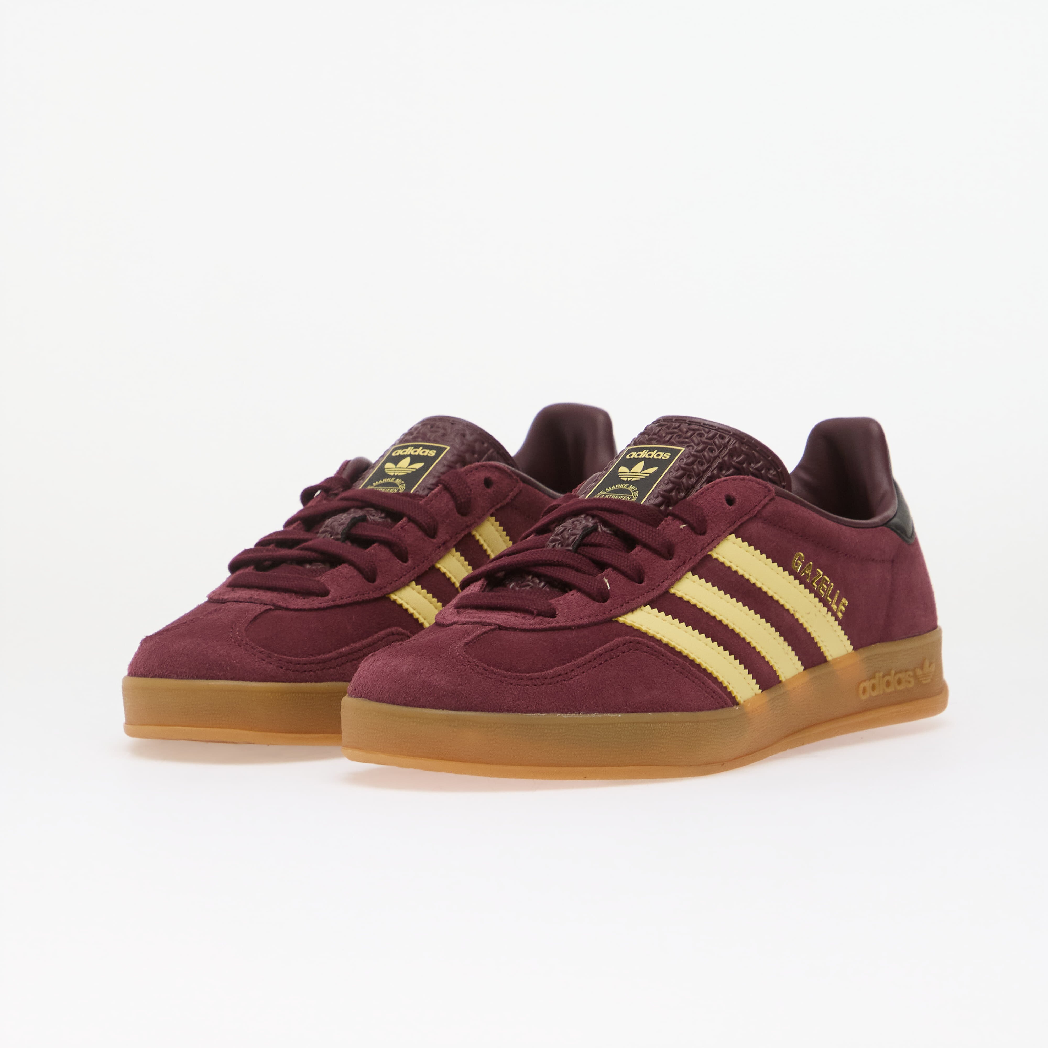 adidas Originals Обувки adidas Gazelle Indoor Kids Maroon/ Almost Yellow/ Gold Met.