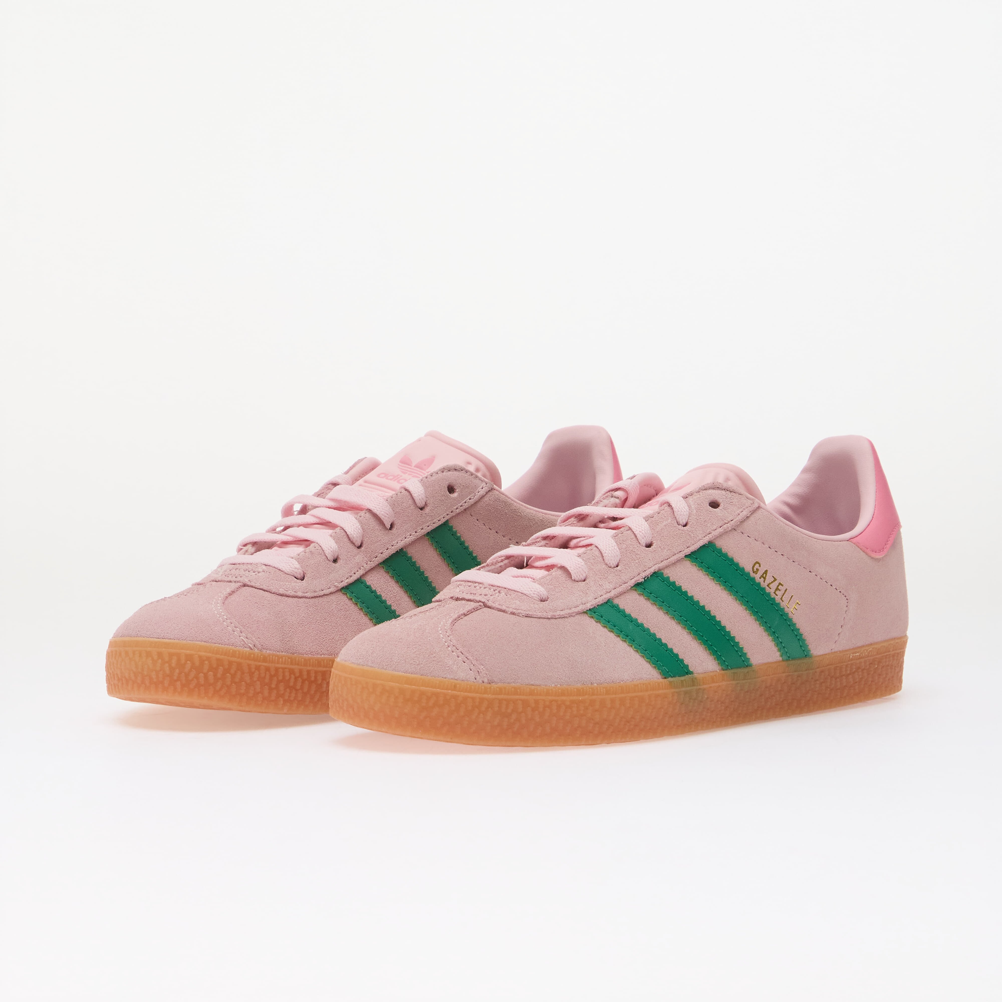 adidas Originals Обувки adidas Gazelle Kids Clear Pink/ Court Green/ Bliss Pink