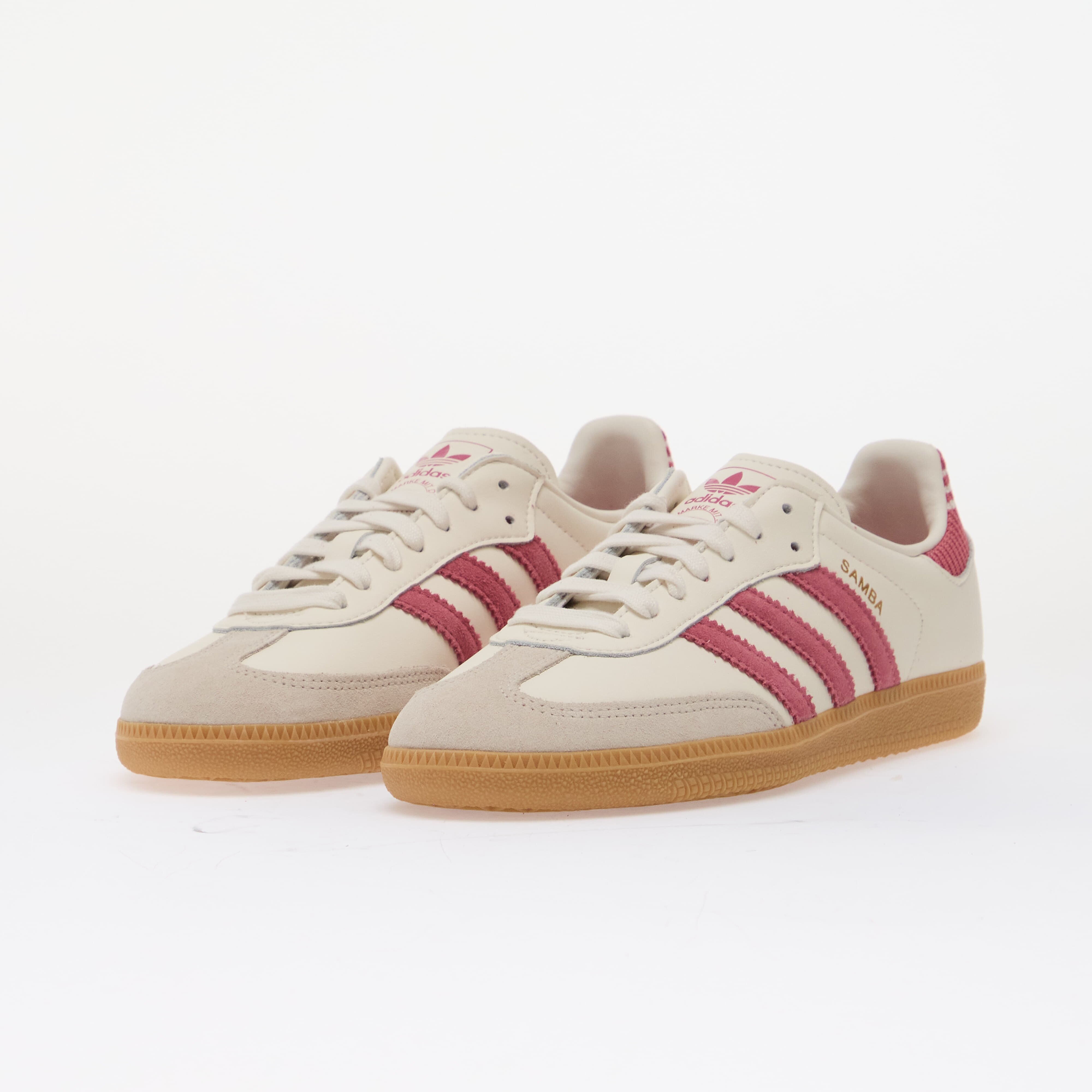 adidas Originals Обувки adidas Samba OG Kids Cloud White/ Dual Magenta/ Gum 3