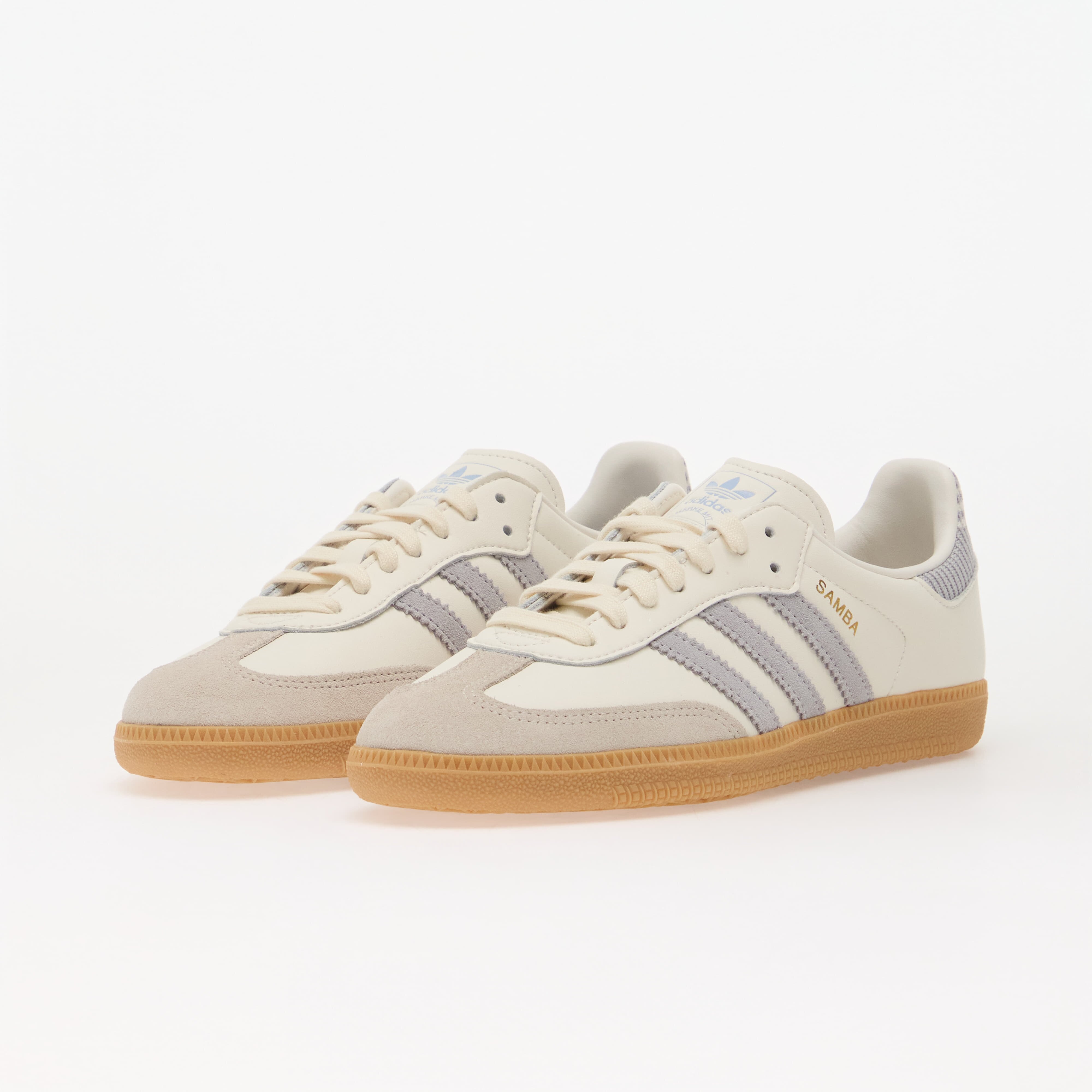 adidas Originals Обувки adidas Samba OG Kids Cloud White/ Halo Silver/ Gum