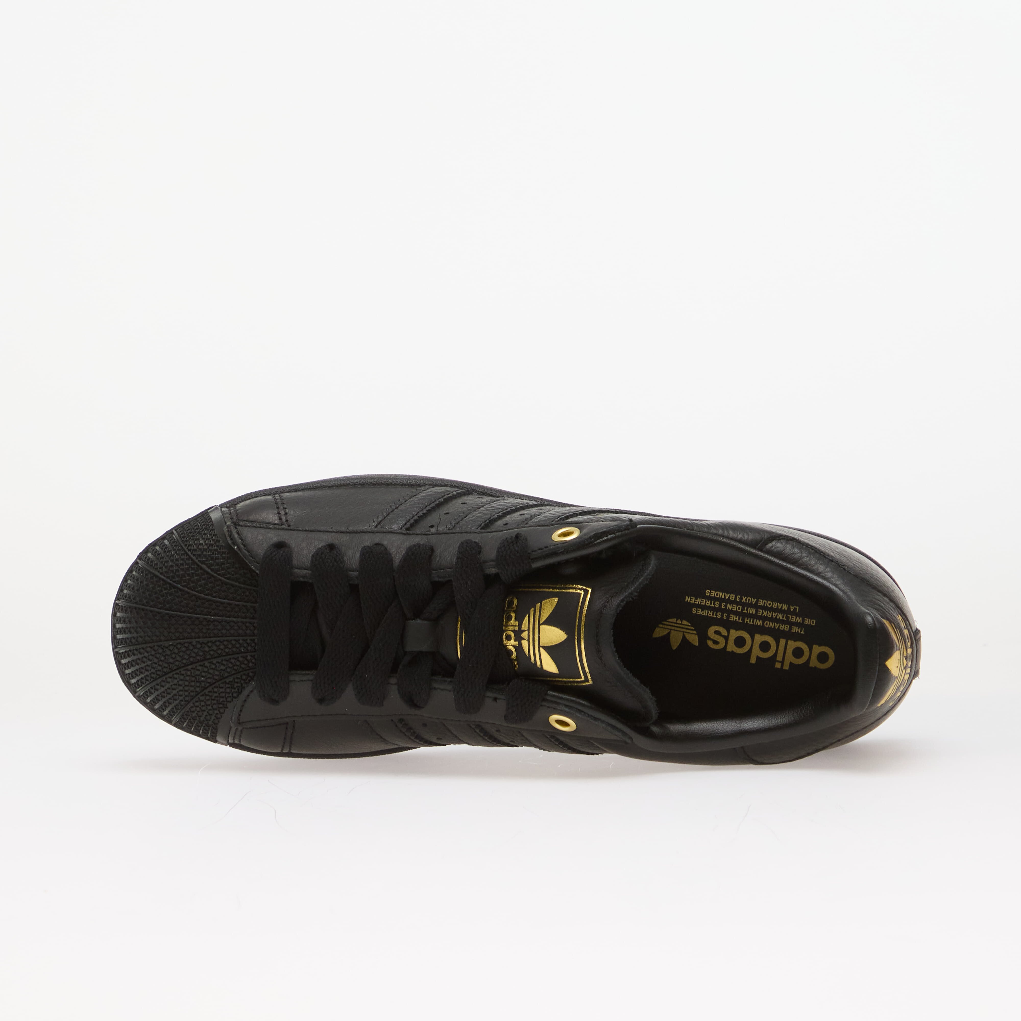 adidas Originals Обувки adidas Superstar II Core Black/ Core Black/ Gold Met.