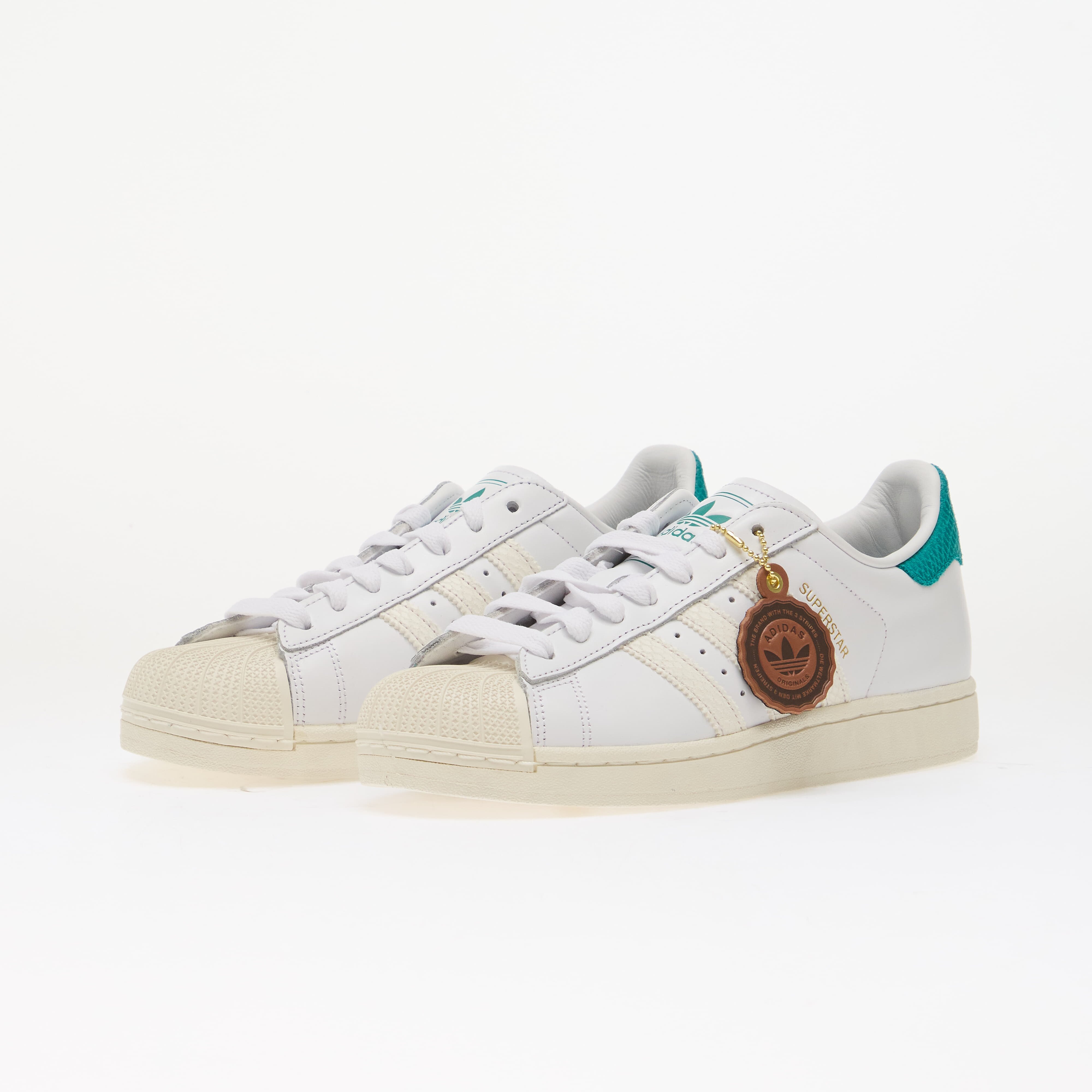 adidas Originals Обувки adidas Superstar II Ftwr White/ Equipment Green/ Off White