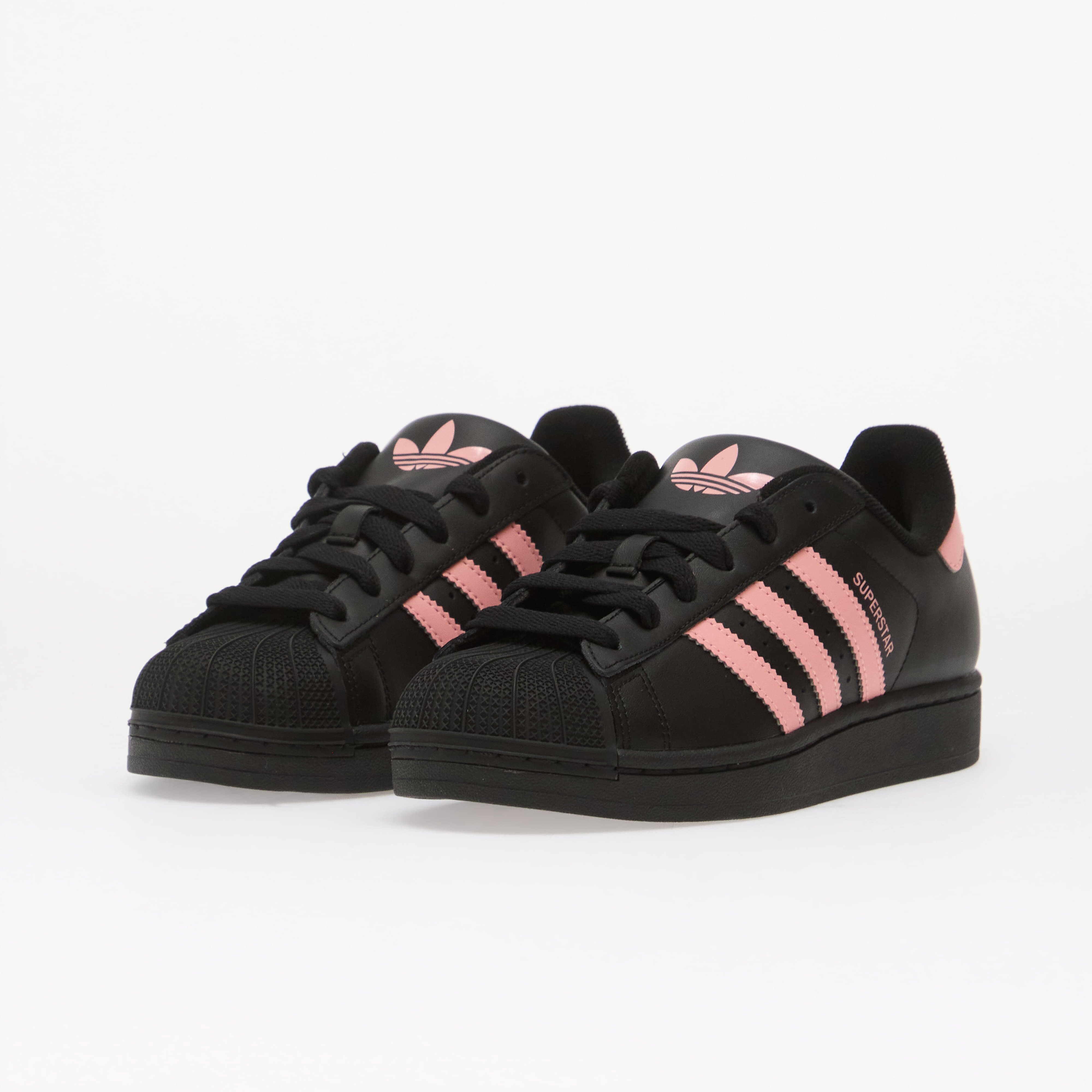 adidas Originals Обувки adidas Superstar II Kids Core Black/ Glow Pink/ Core Black
