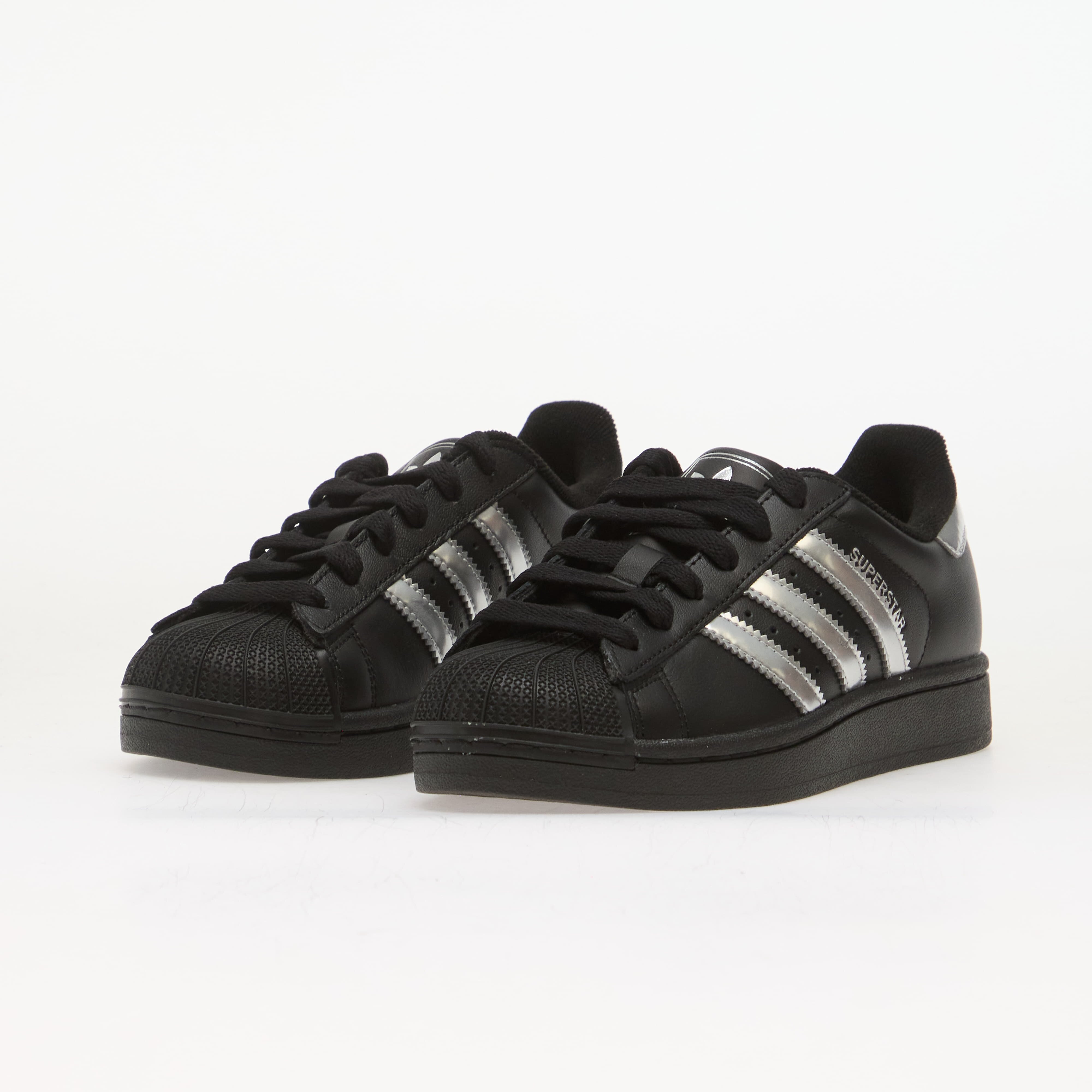 adidas Originals Обувки adidas Superstar II Kids Core Black/ Silver Met./ Off White