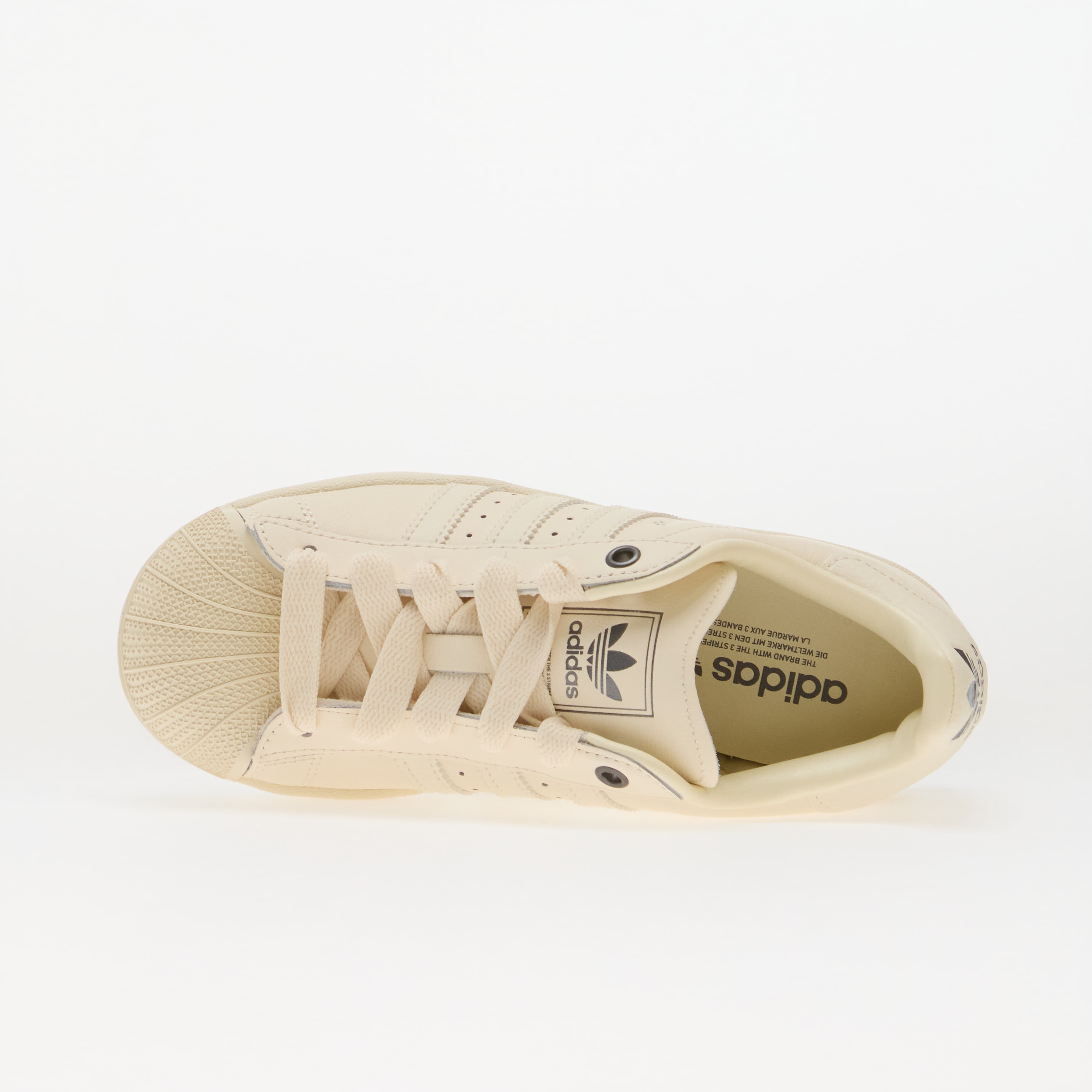 adidas Originals Обувки adidas Superstar II Kids Cream White/ Cream White/ Iron Metallic