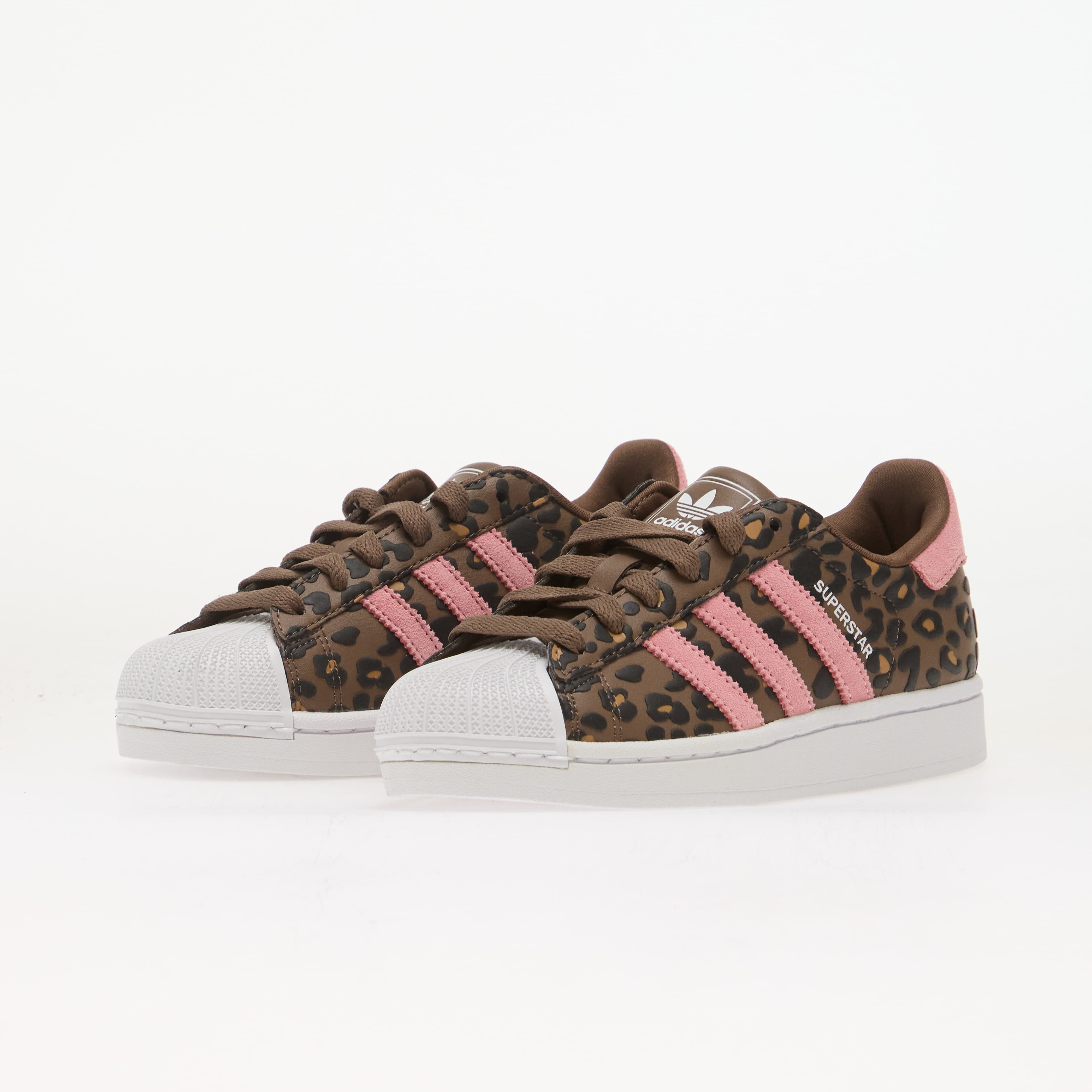 adidas Originals Обувки adidas Superstar II Kids Earth Strata/ Glow Pink/ Core Black