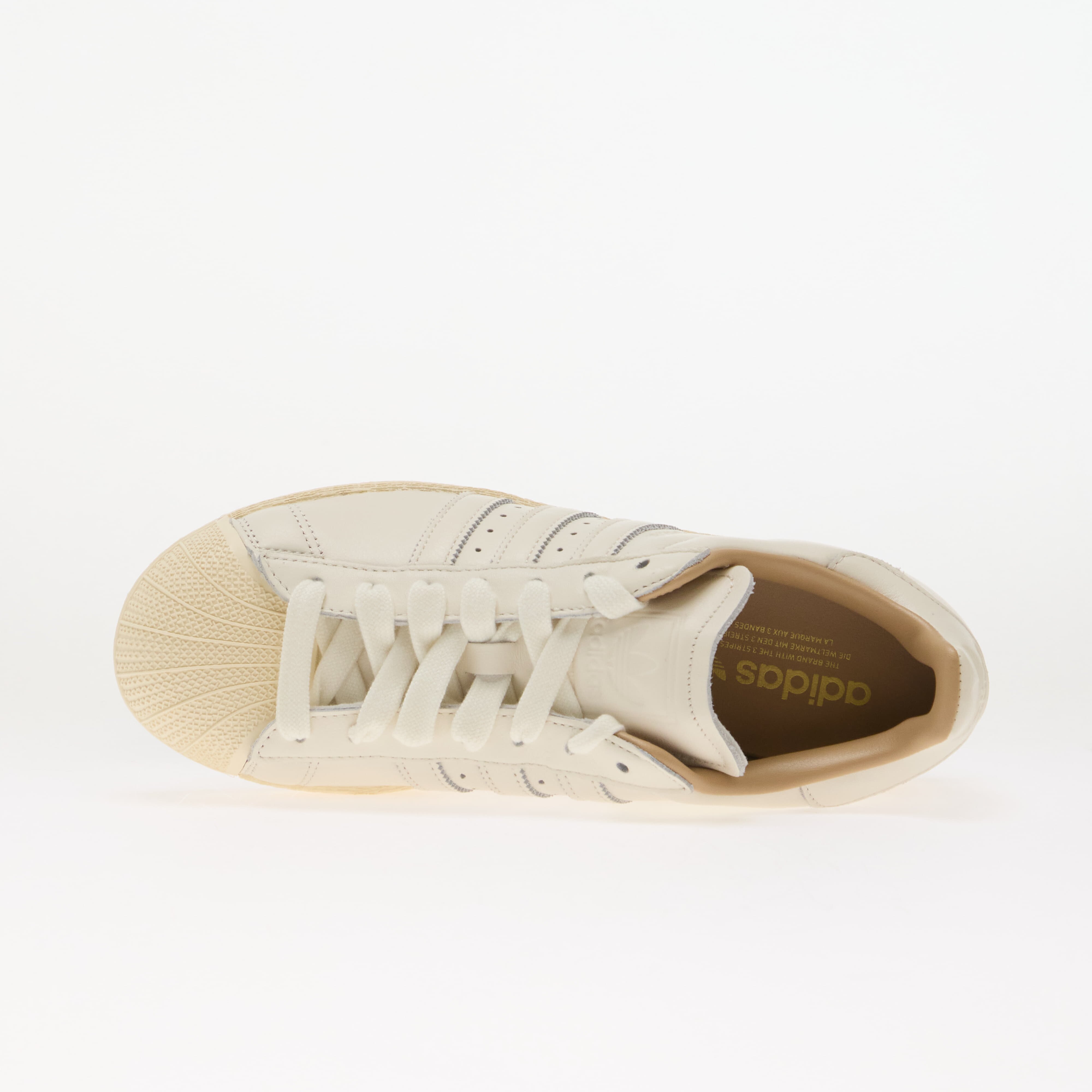 adidas Originals Обувки adidas Superstar II Ripple Core White/ Core White/ Warm Sandstone