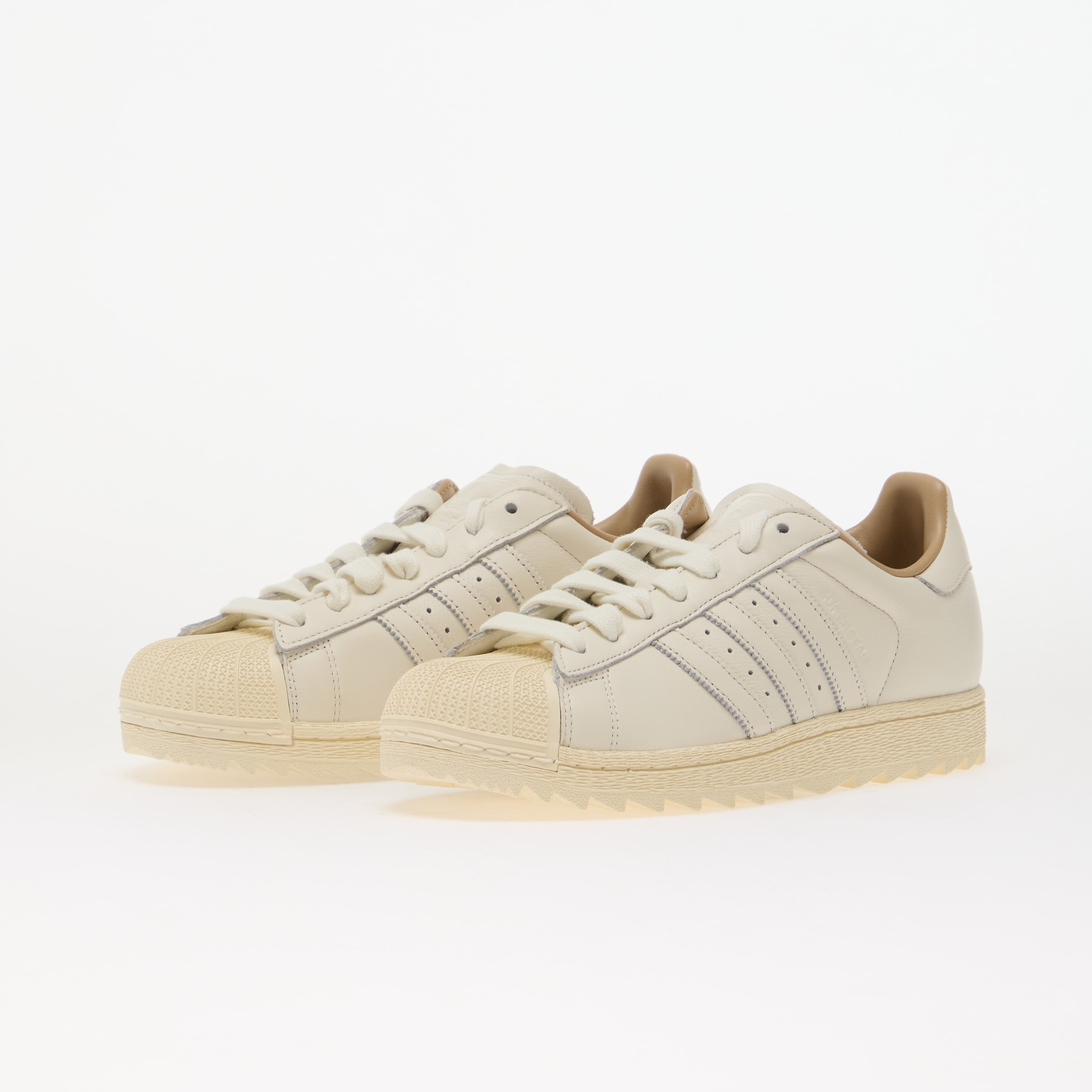 adidas Originals Обувки adidas Superstar II Ripple Core White/ Core White/ Warm Sandstone