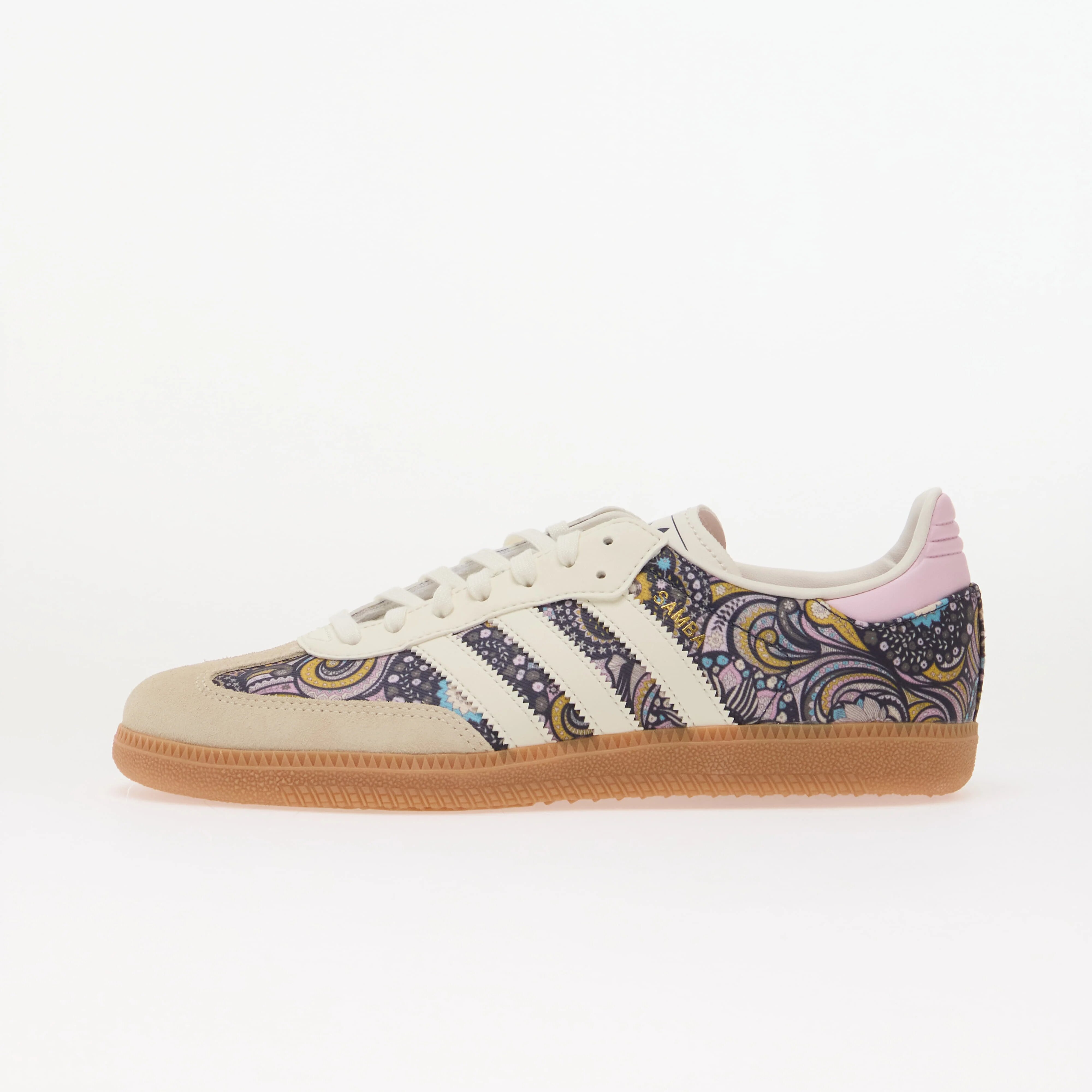 adidas Originals Обувки adidas x Liberty London Samba OG Kids Core White/ Orchid Fusion/ Gum 2
