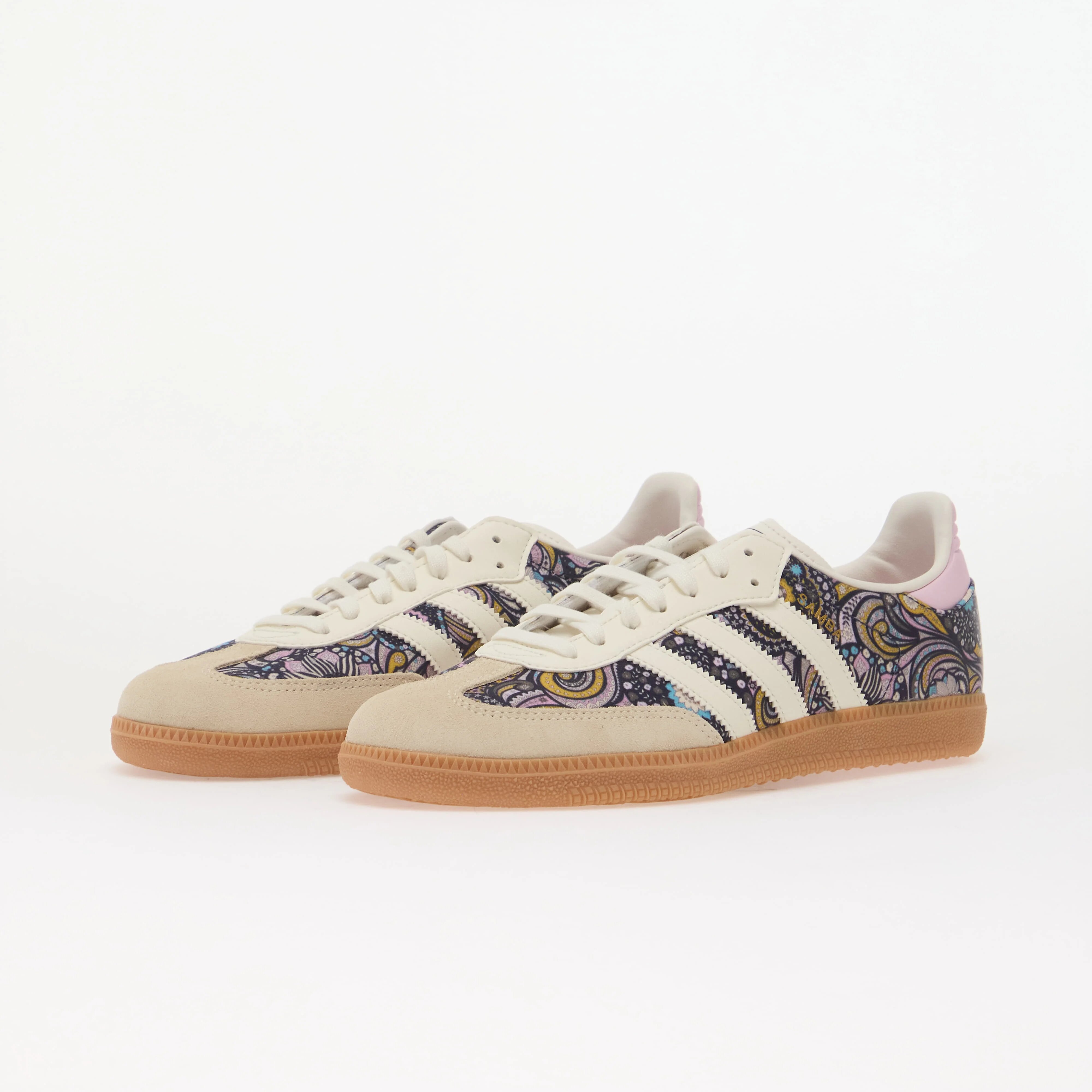 adidas Originals Обувки adidas x Liberty London Samba OG Kids Core White/ Orchid Fusion/ Gum 2