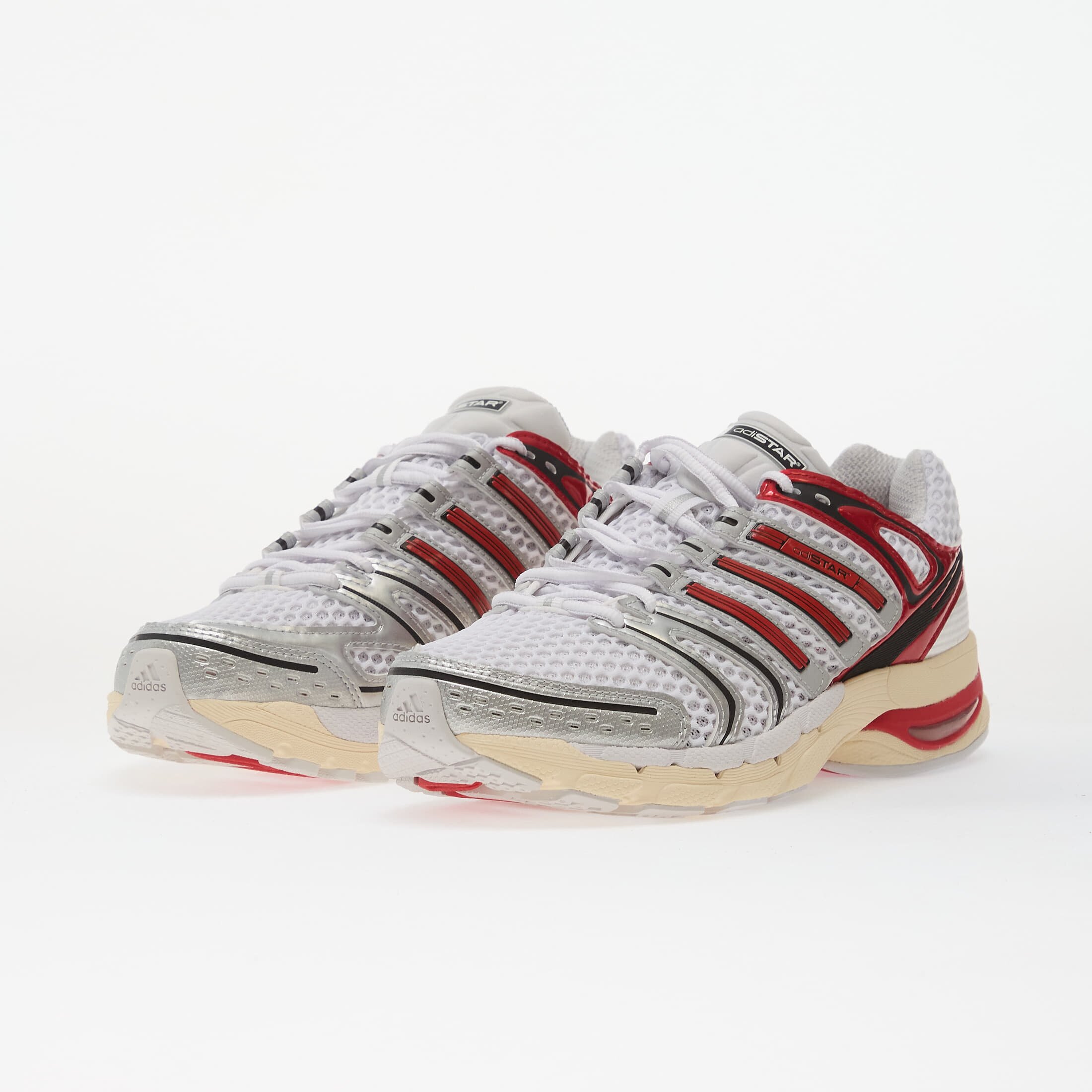 adidas Originals Сникърси adidas Adistar Control 5 Ftw White/ Better Scarlet/ Dash Grey
