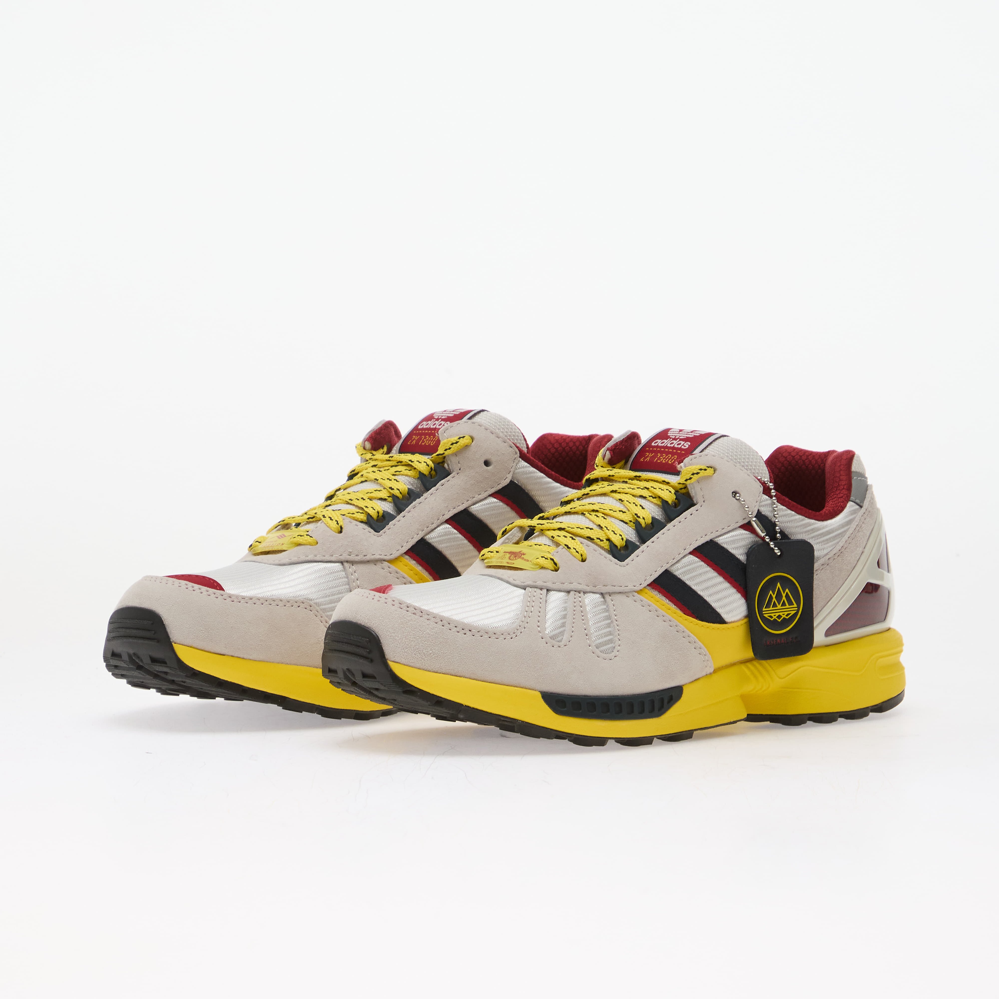 adidas Originals Сникърси adidas Arsenal SPZL F.C. ZX 7300 Crystal White/ Crystal White/ Aurora Ink