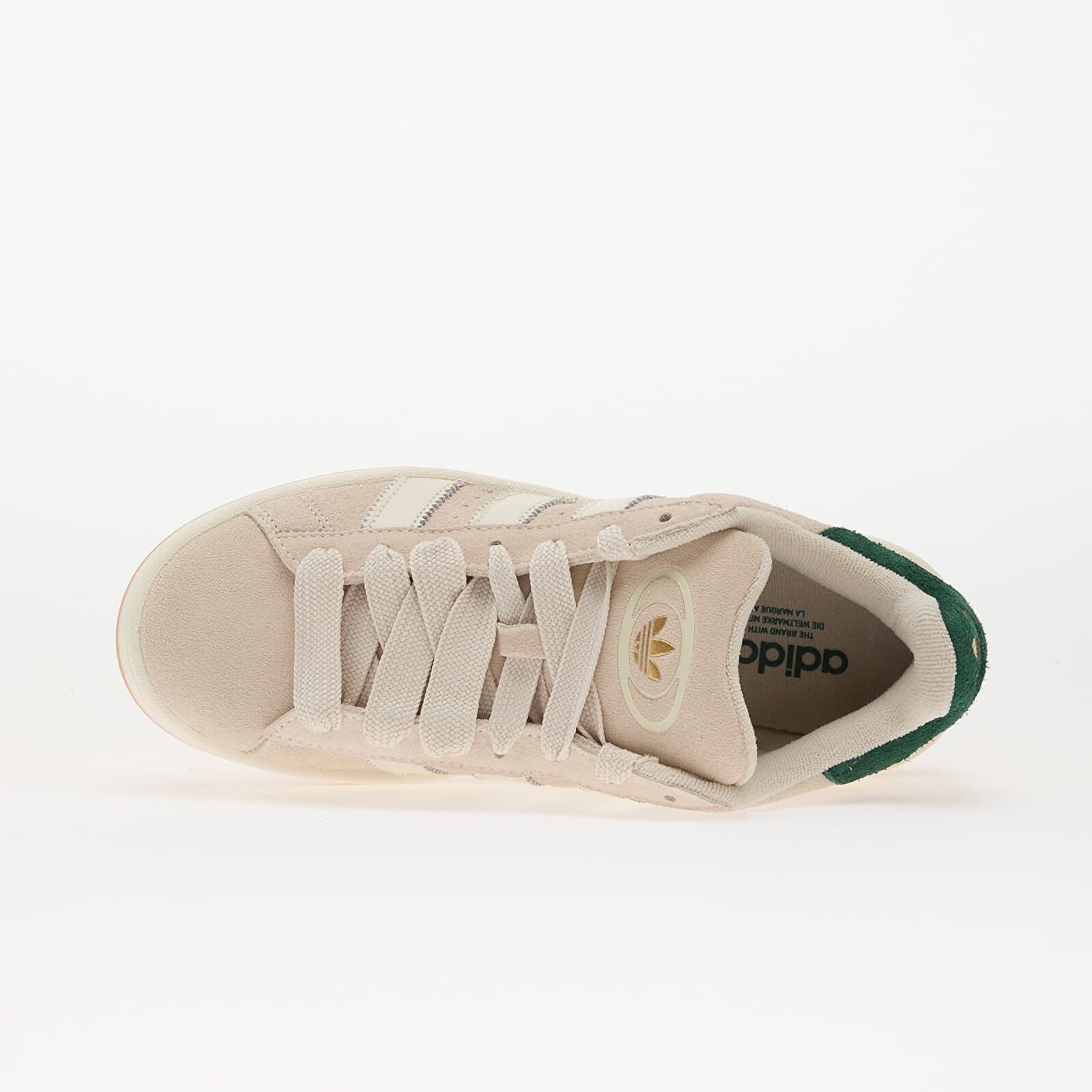 adidas Originals Сникърси adidas Campus 00s Aluminium/ Off White/ Collegiate Green