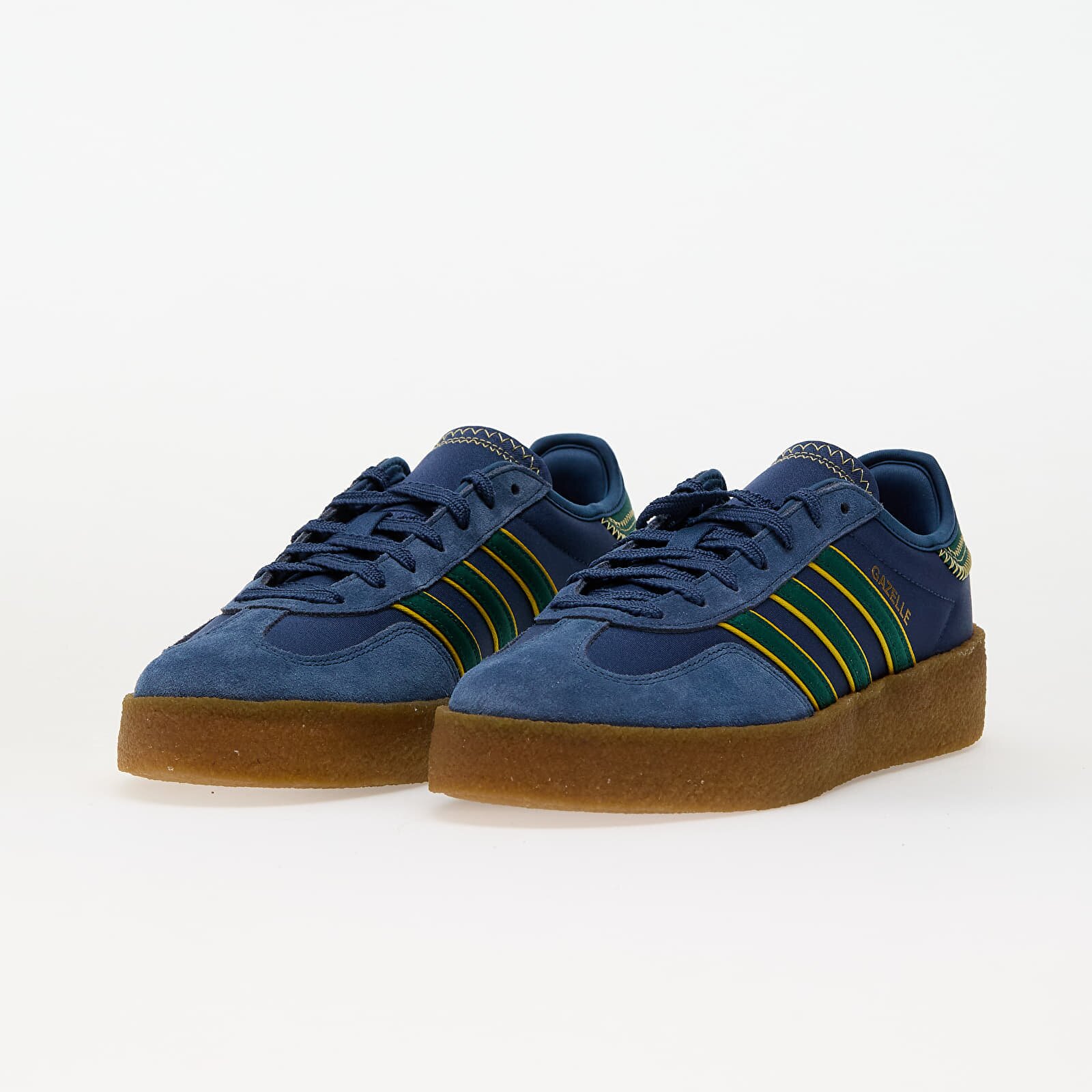 adidas Originals Сникърси adidas Clot Gazelle S By E Navy Marine/ Collegiate Green/ Hazy Yellow