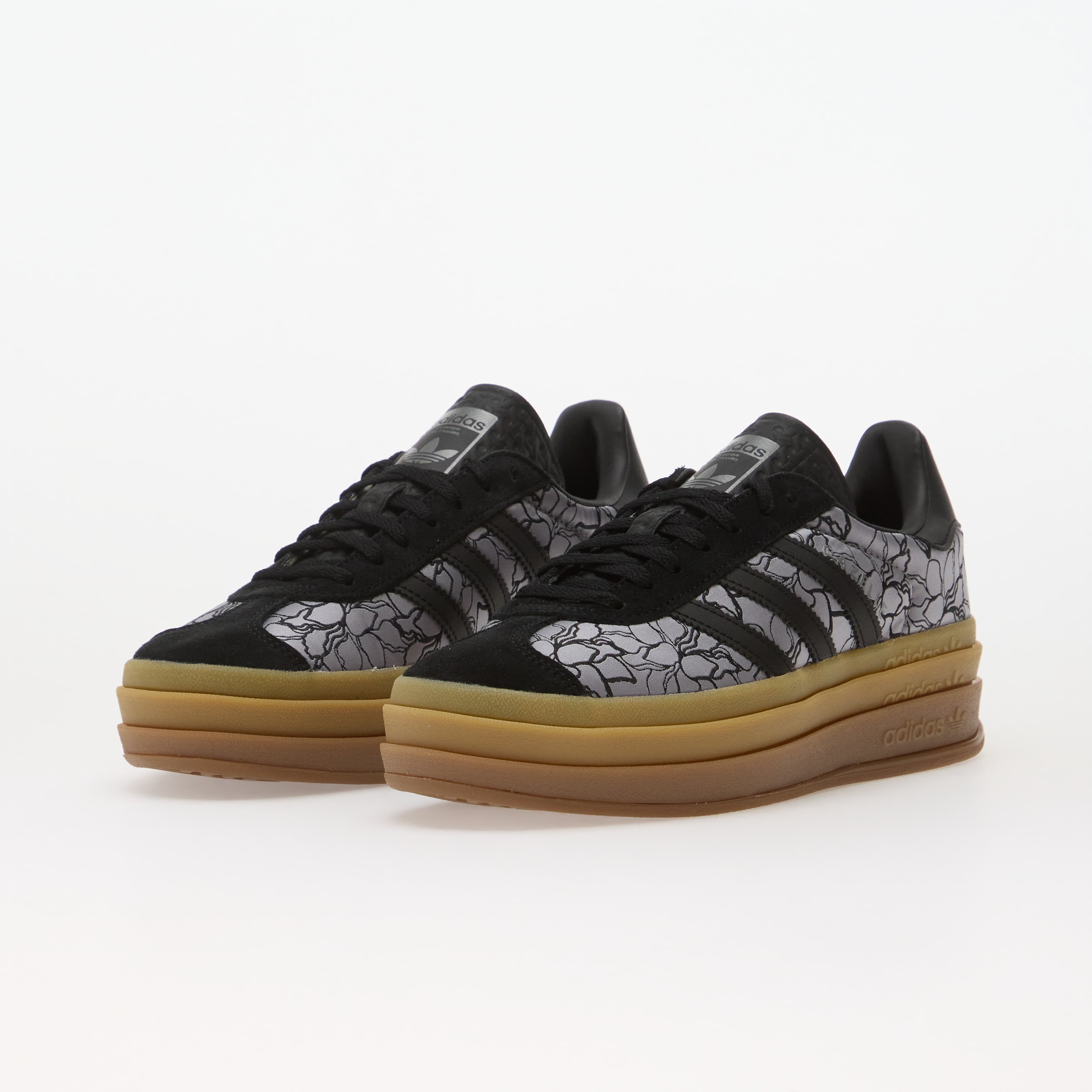 adidas Originals Сникърси adidas Gazelle Bold Core Black/ Core Black/ Iron Met.