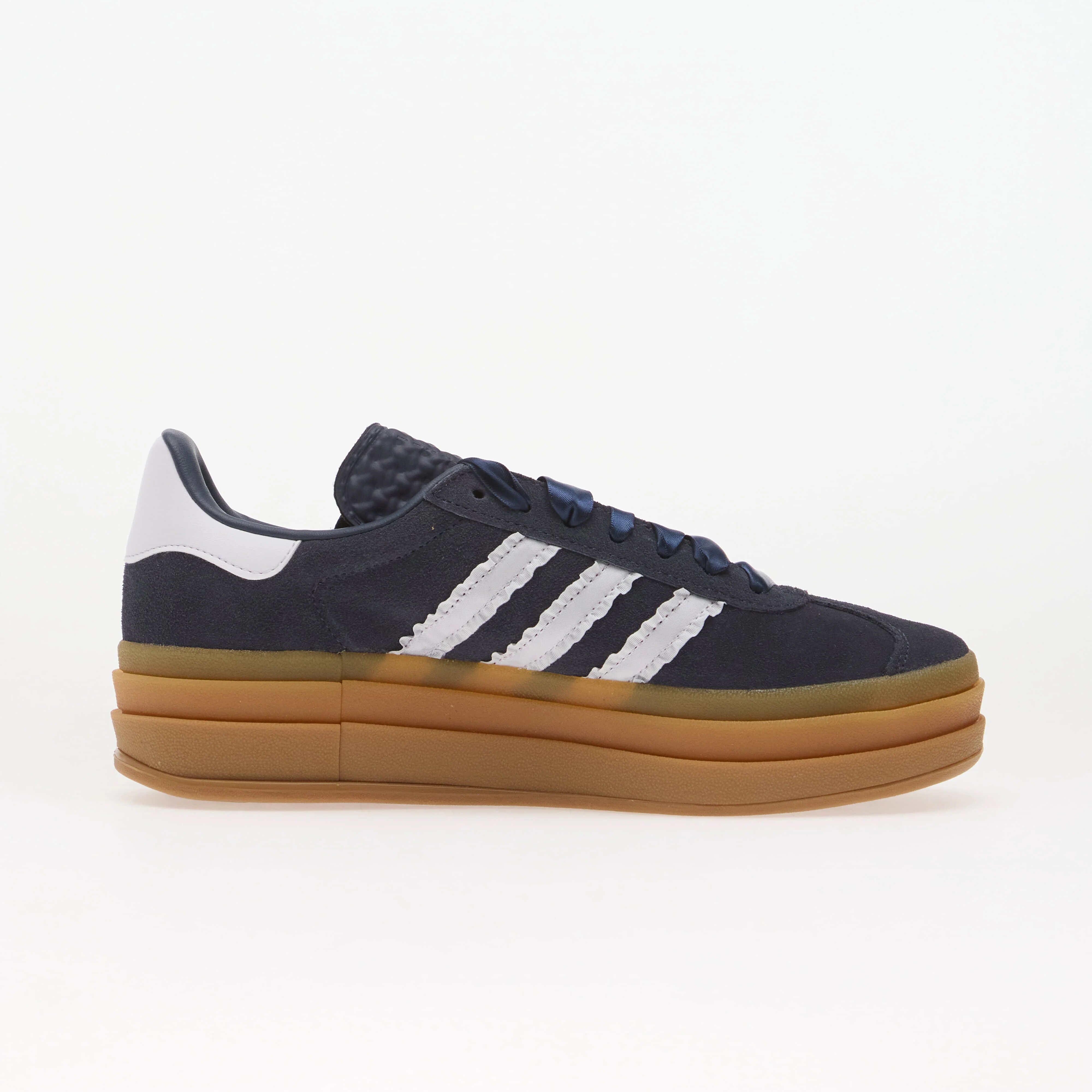 adidas Originals Сникърси adidas Gazelle Bold Kids Shadow Navy/ Frozen Purple/ Gold Metallic