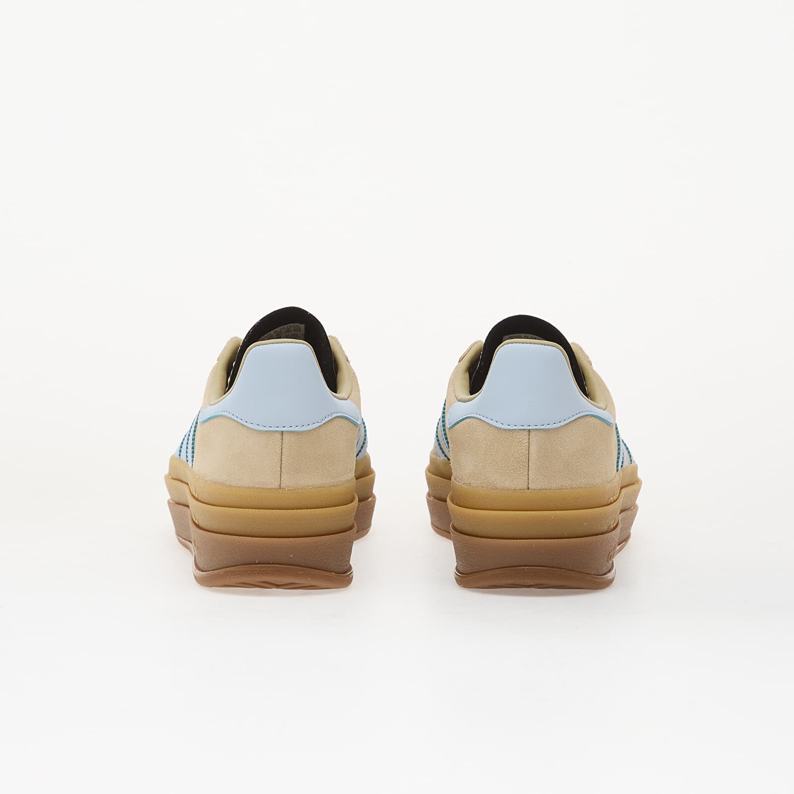 adidas Originals Сникърси adidas Gazelle Bold Stone Khaki/ Crystal Sky/ Gold Met.