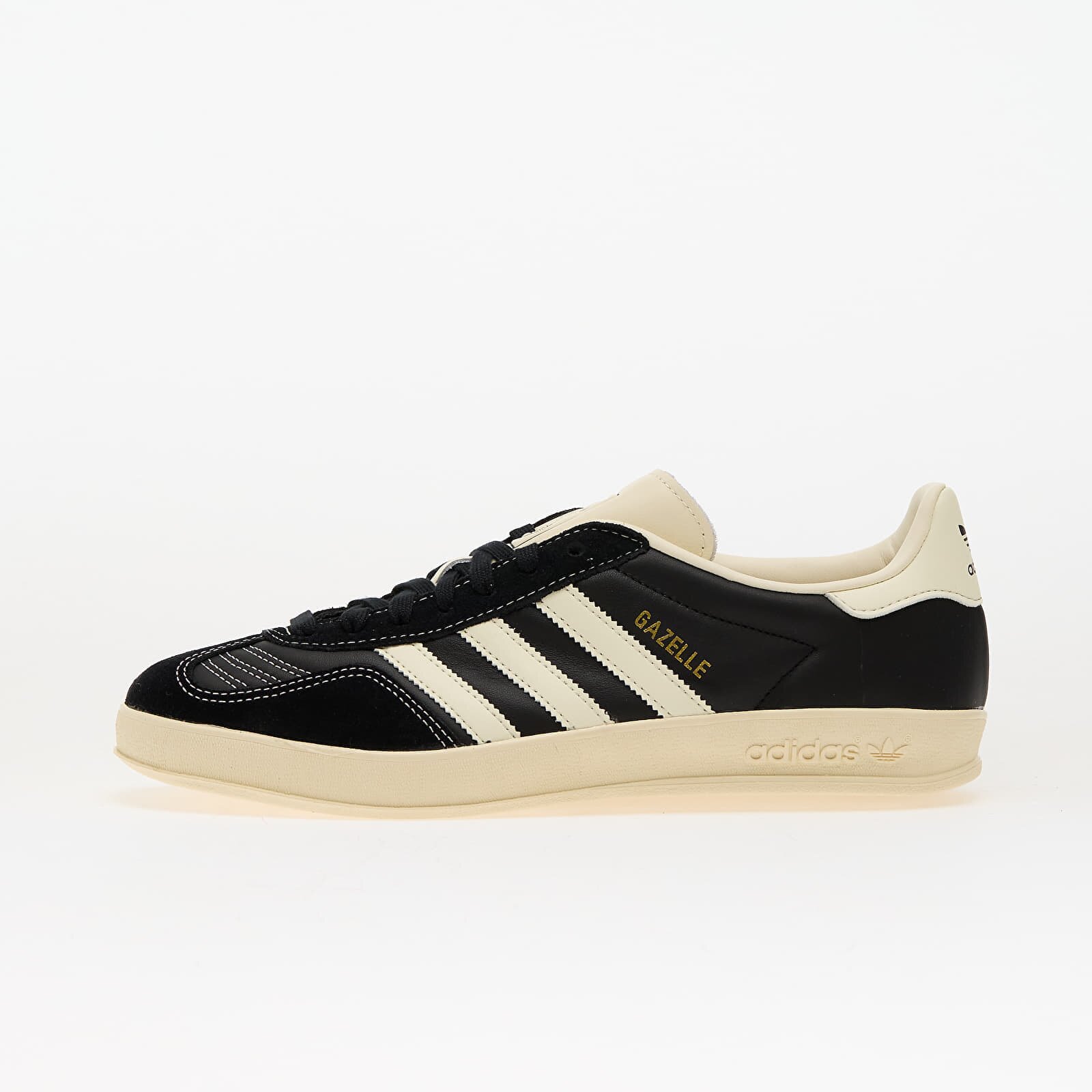 adidas Originals Сникърси adidas Gazelle Indoor Core Black/ Crew White/ Gold Metallic