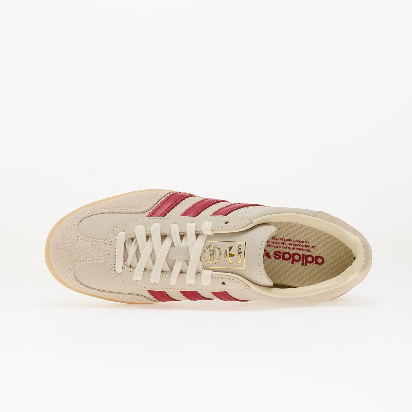 adidas Originals Сникърси adidas Gazelle Indoor Crew White/ Tmvire/ Gum
