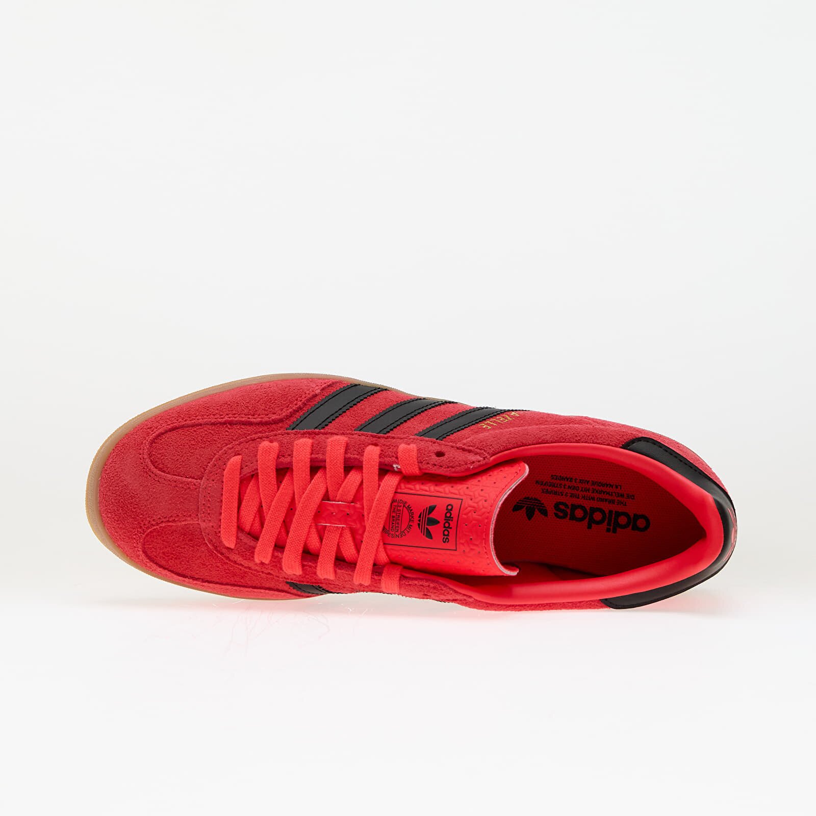 adidas Originals Сникърси adidas Gazelle Indoor Lucid Red/ Core Black/ Gold Metallic