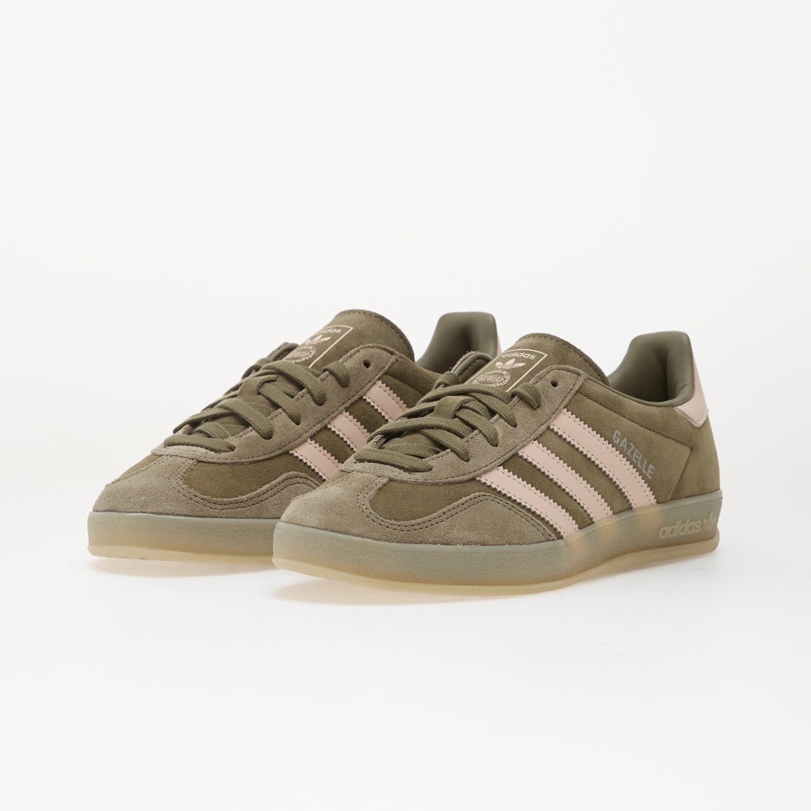 adidas Originals Сникърси adidas Gazelle Indoor Olive Strata/ Wonder Aqua/ Clay
