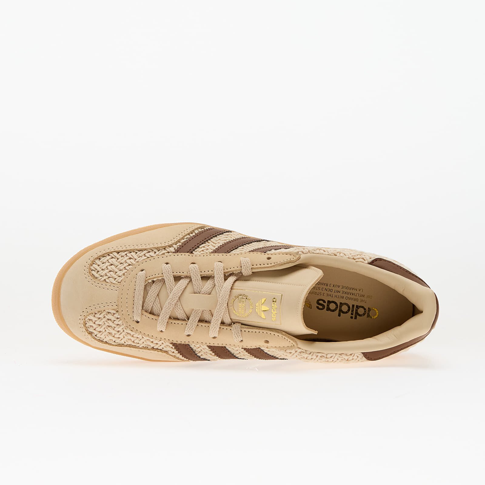 adidas Originals Сникърси adidas Gazelle Indoor W Sand Strata/ Preloved Brown/ Gum
