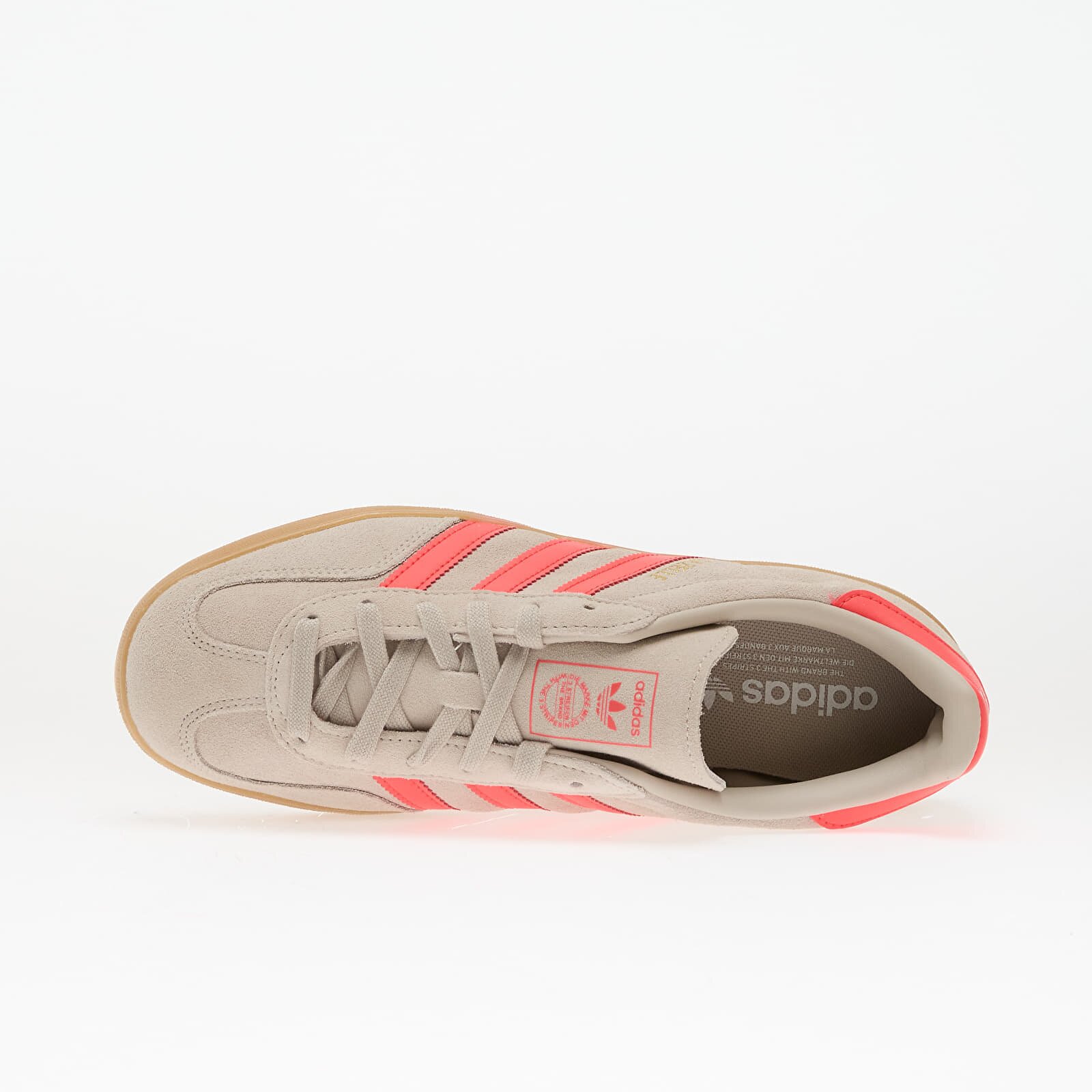 adidas Originals Сникърси adidas Gazelle Indoor Wonder Aluminium/ Lucid Red/ Ftw White