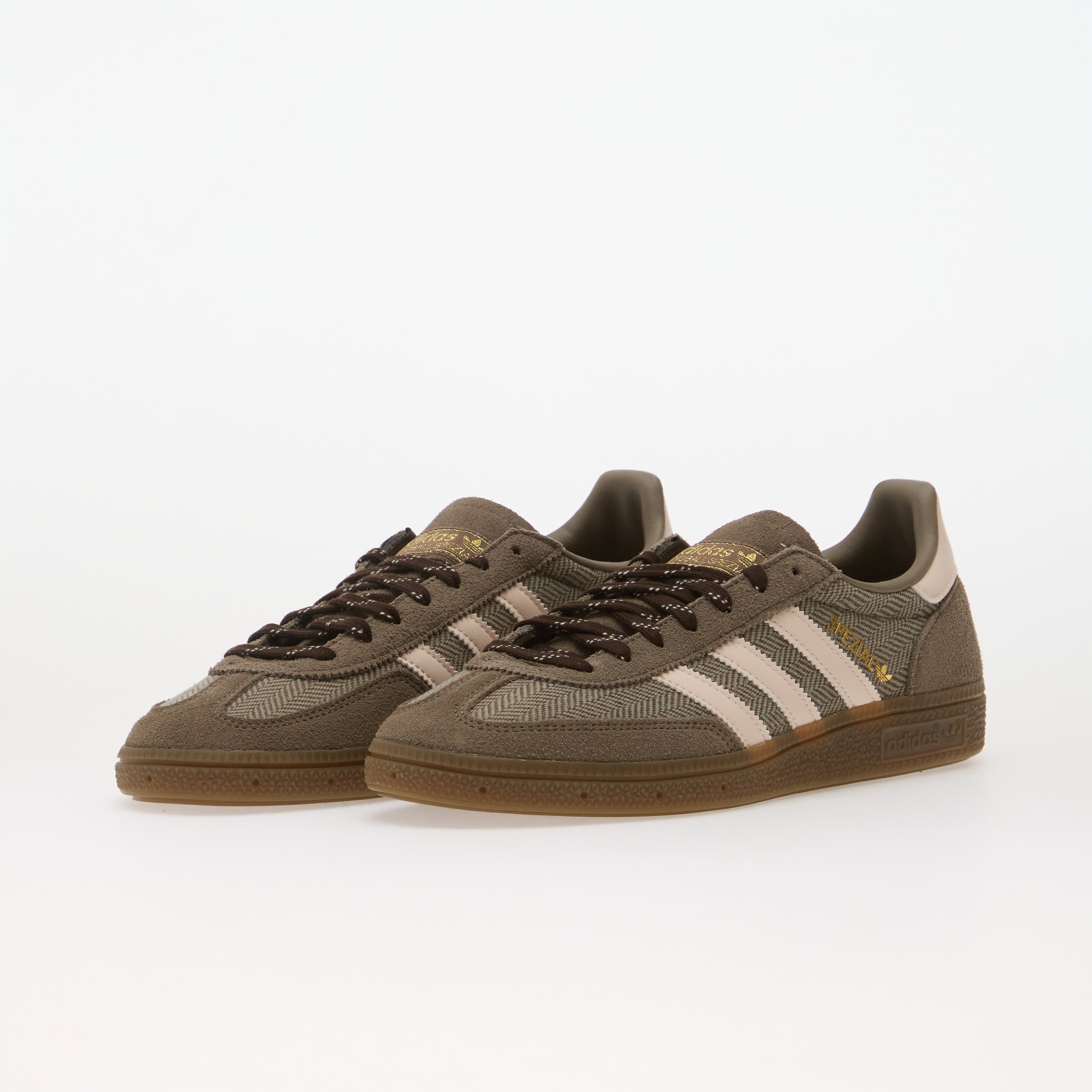 adidas Originals Сникърси adidas Handball Spezial Blanch Brown/ Wonder Quartz/ Aurora Coffee