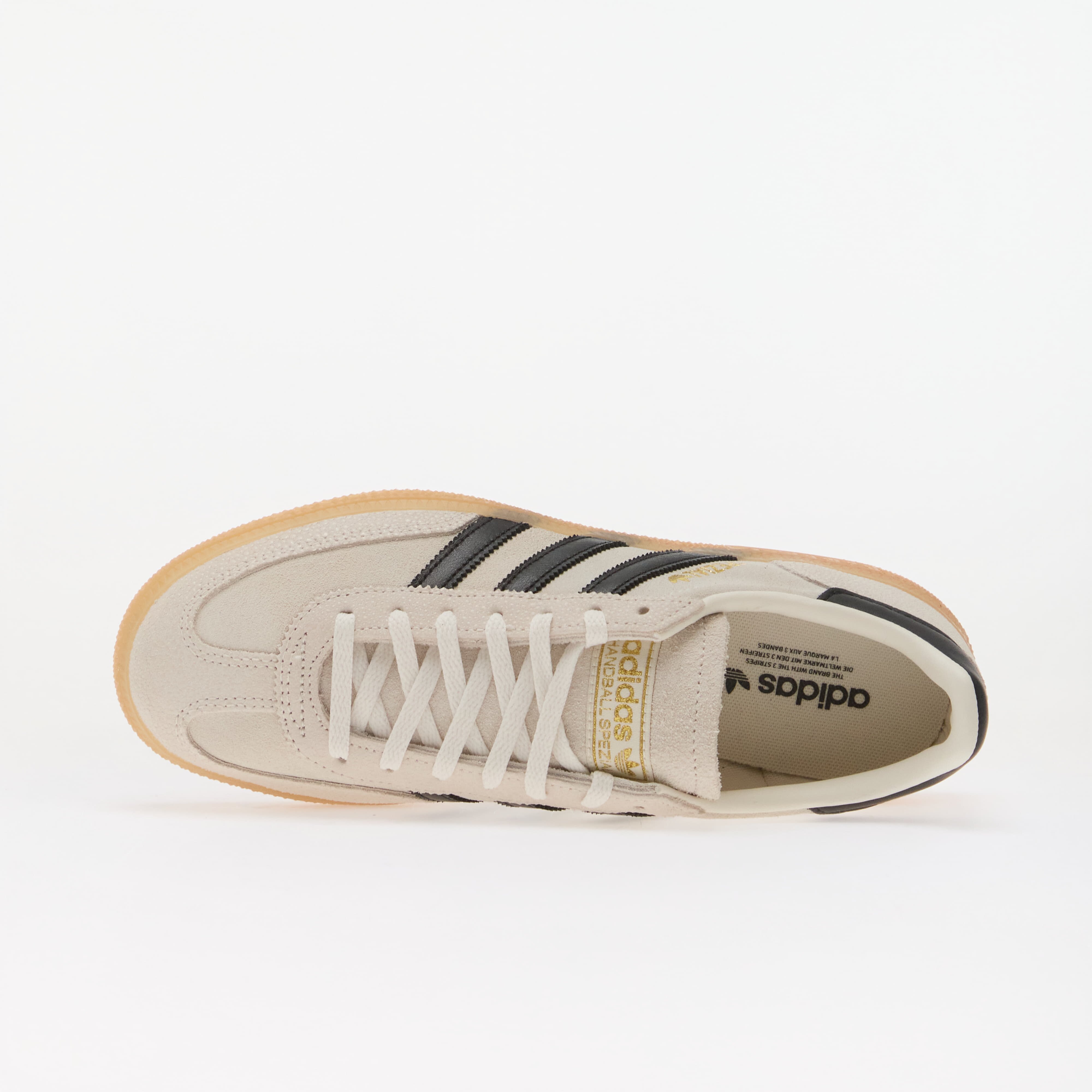 adidas Originals Сникърси adidas Handball Spezial Cloud White/ Core Black/ Gold Met.