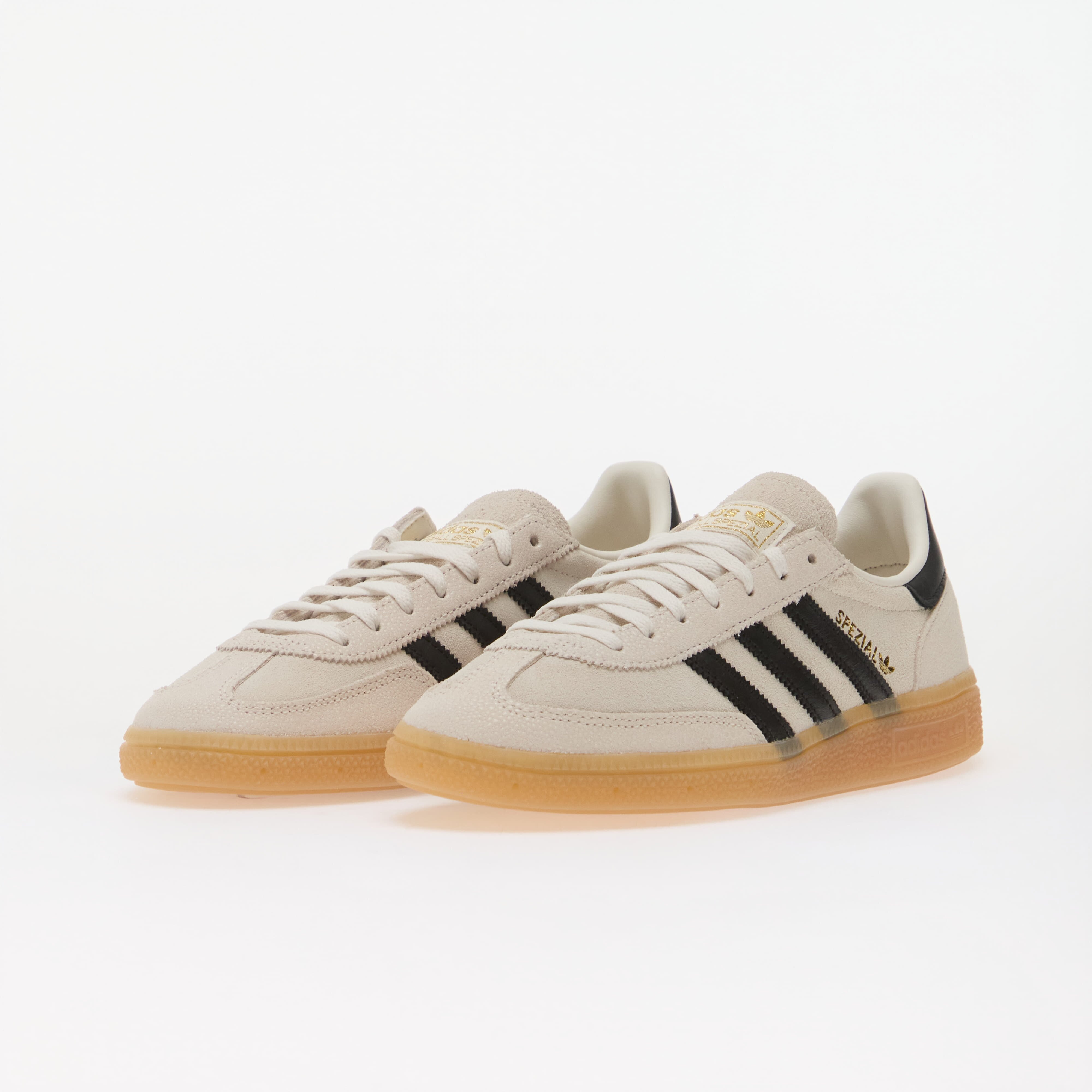 adidas Originals Сникърси adidas Handball Spezial Cloud White/ Core Black/ Gold Met.