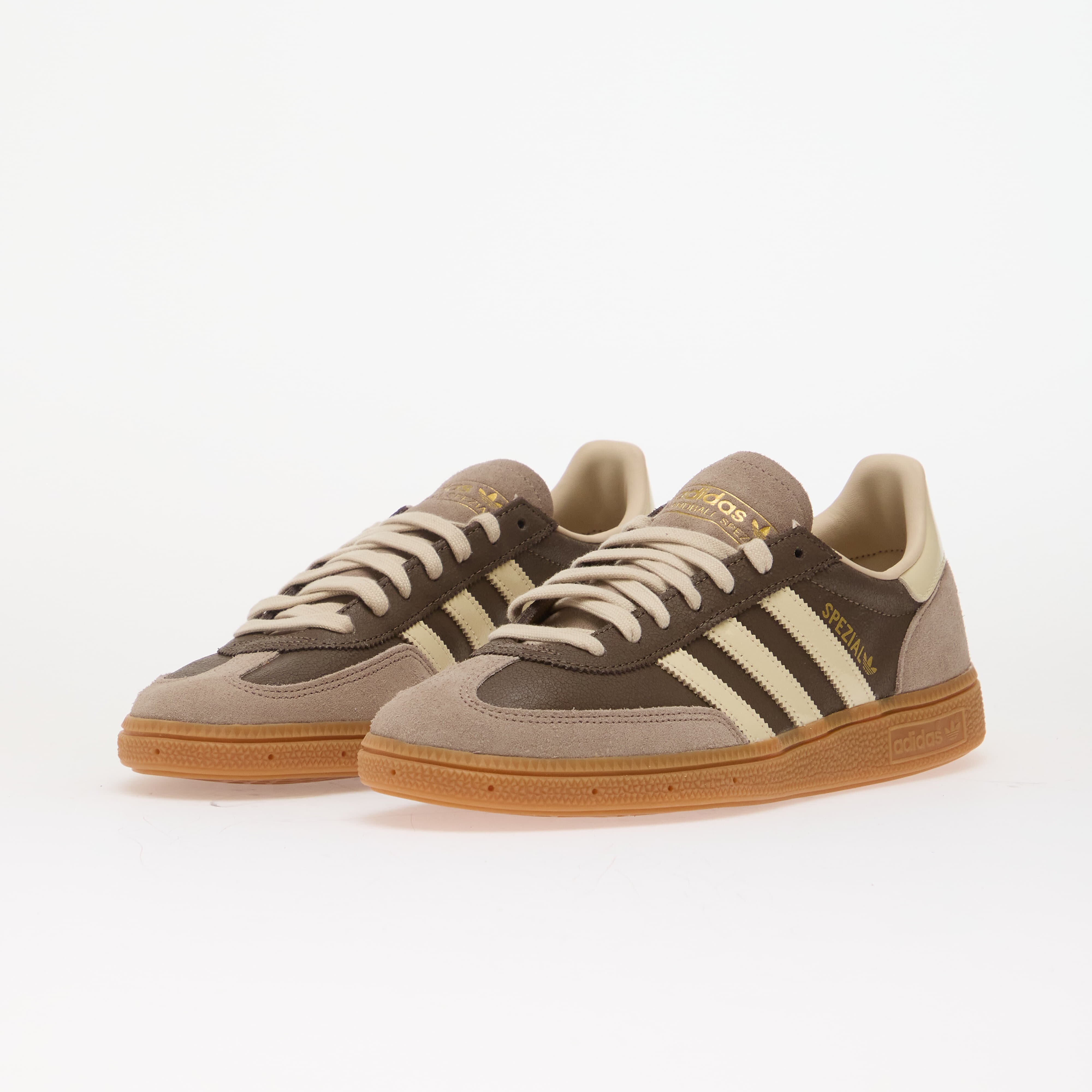 adidas Originals Сникърси adidas Handball Spezial Earth Strata/ Warm Vanilla/ Gum