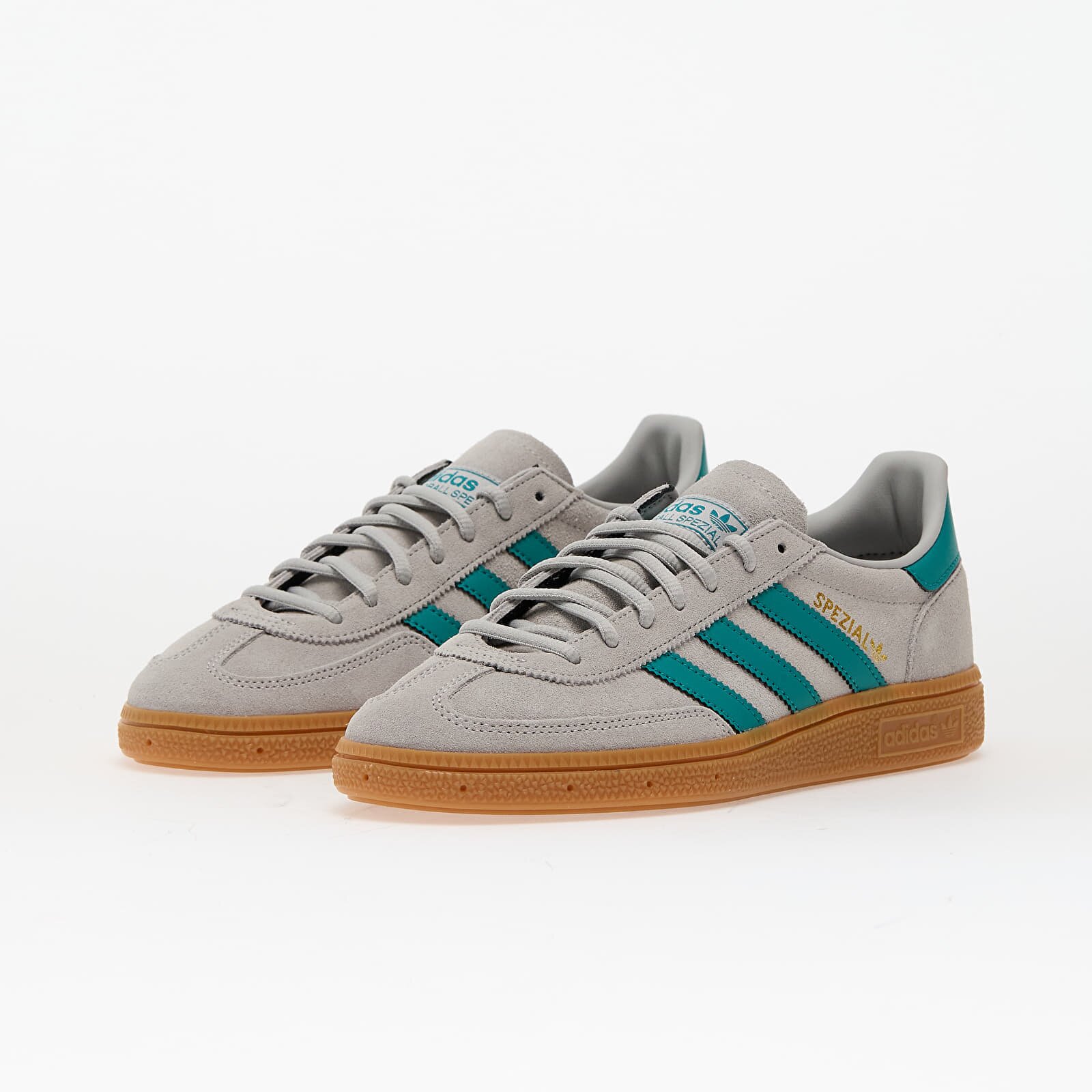 adidas Originals Сникърси adidas Handball Spezial Grey Two/ Purtea/ Gold Metallic