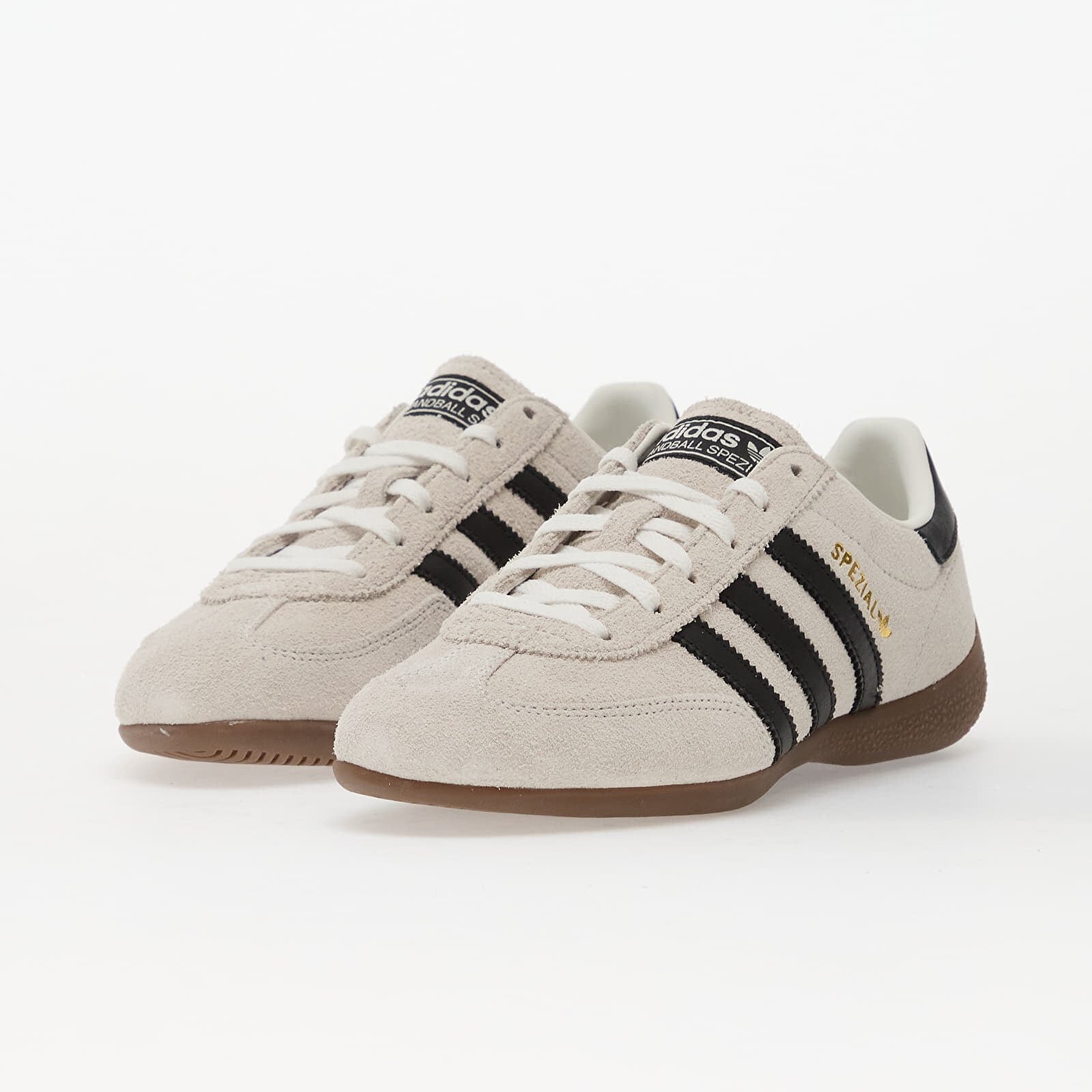 adidas Originals Сникърси adidas Handball Spezial Lo Pro W Core White/ Core Black/ Gold Metallic