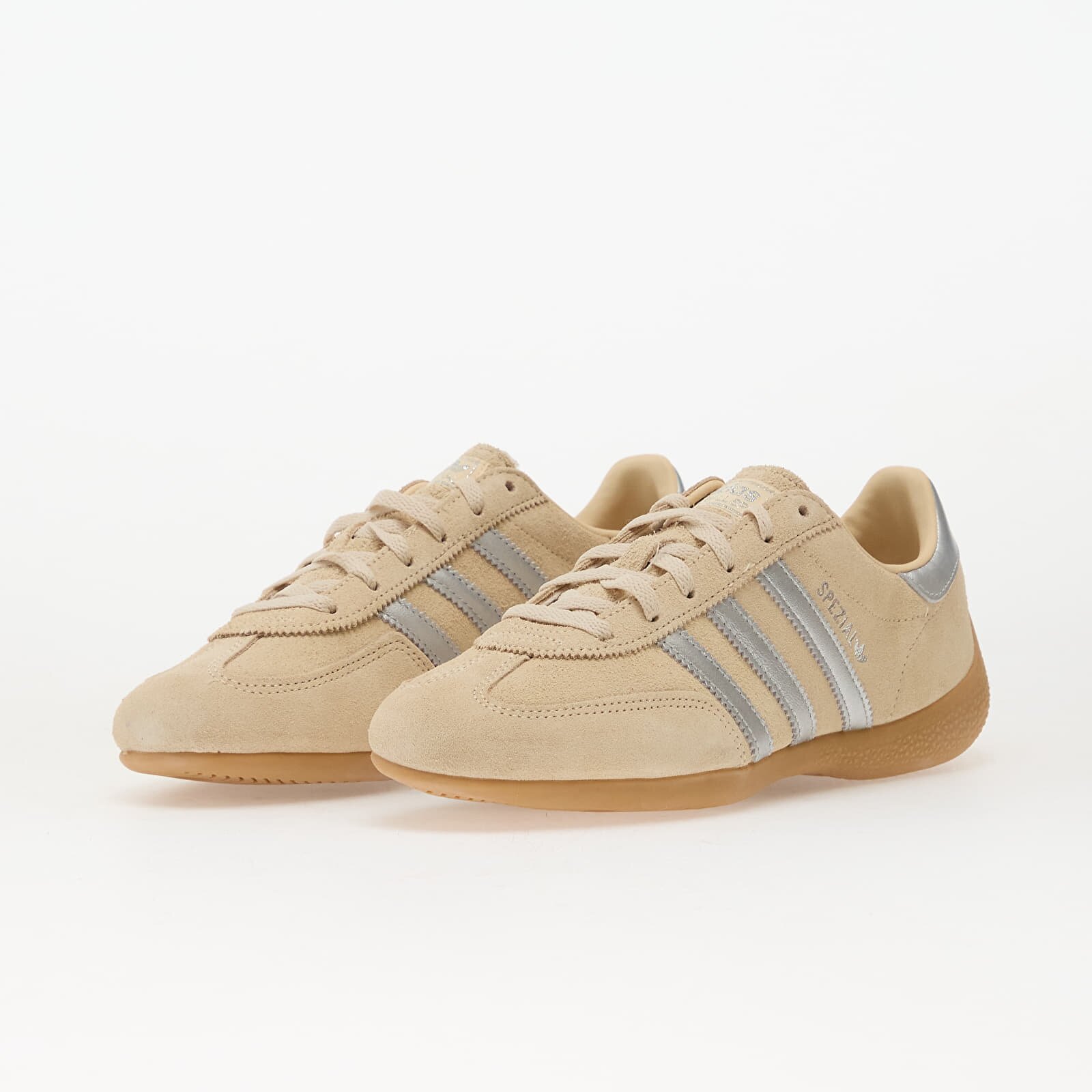 adidas Originals Сникърси adidas Handball Spezial Lo Pro W Sand Strata/ Silver Metallic/ Gum