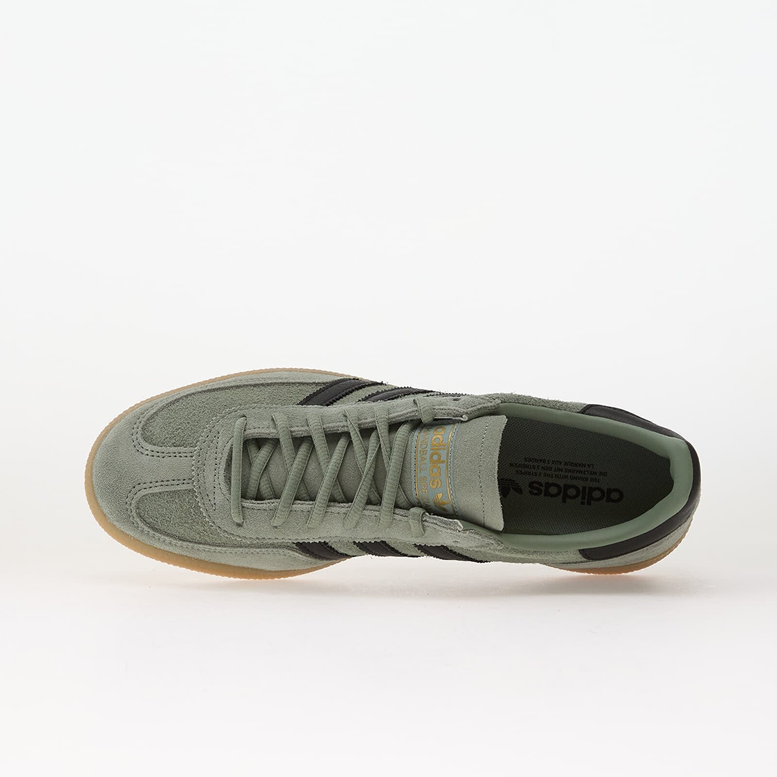 adidas Originals Сникърси adidas Handball Spezial Silver Green/ Core Black/ Gum4