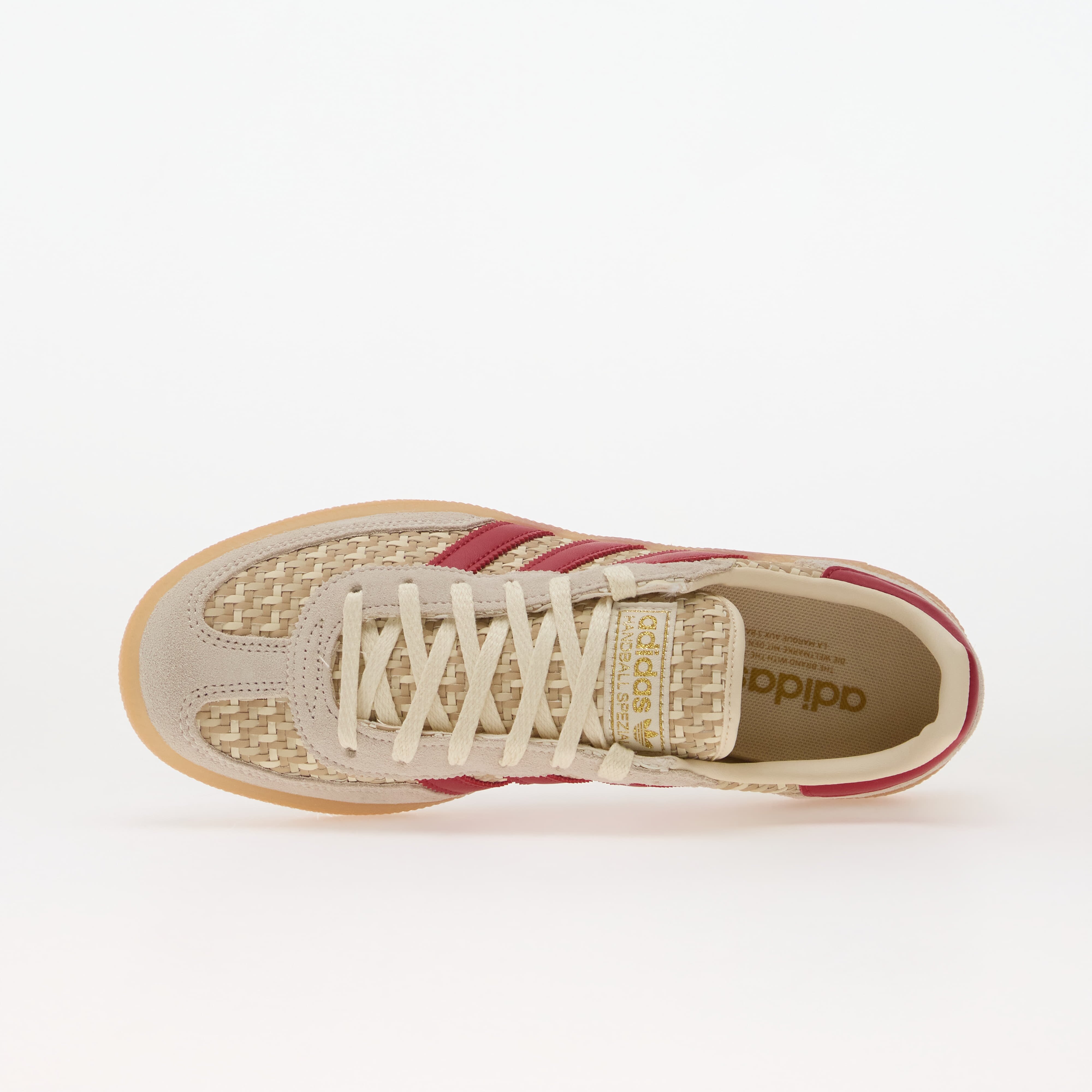adidas Originals Сникърси adidas Handball Spezial Wonder White/ Team Victory Red/ Gold Met.