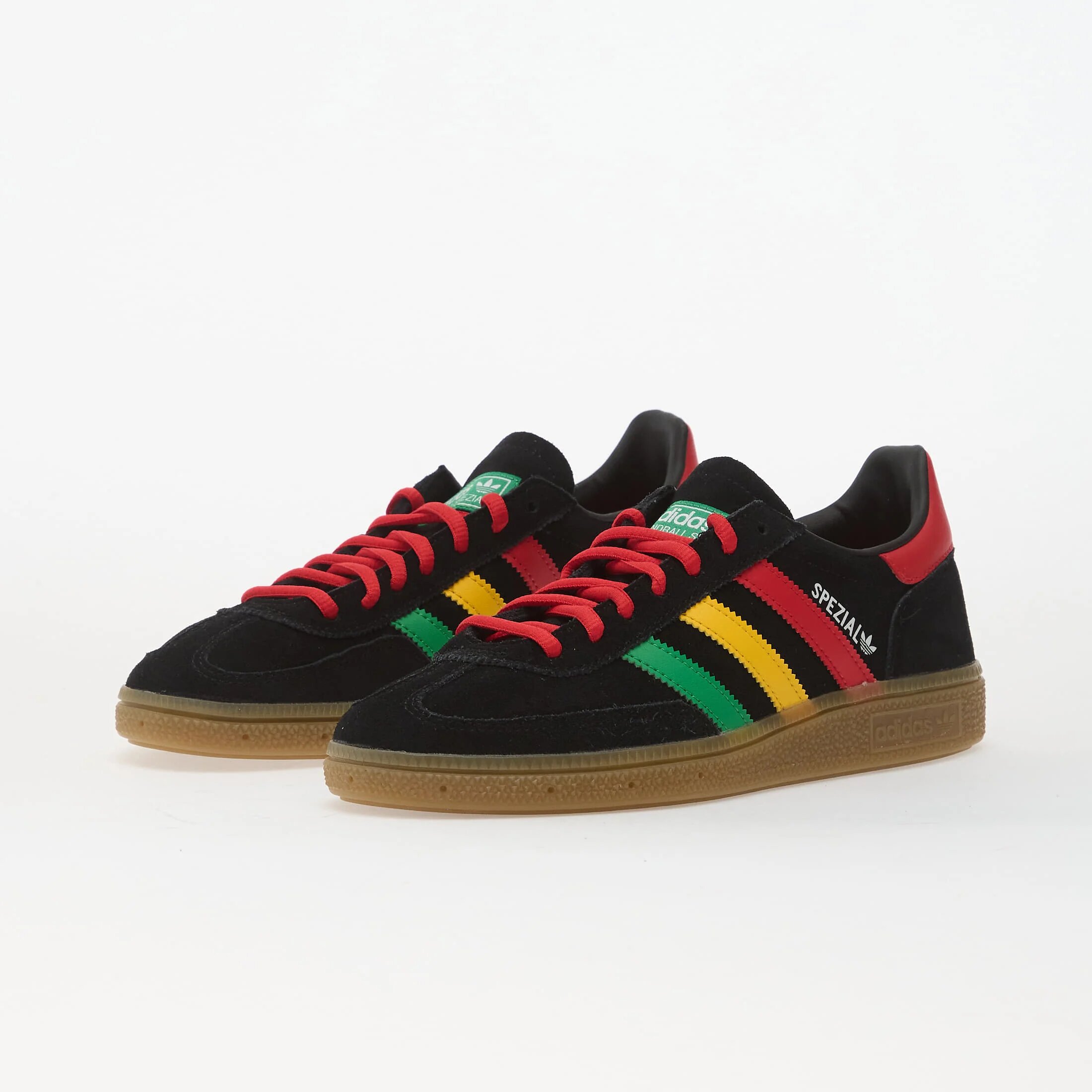 adidas Originals Сникърси adidas Jamaica Handball Spezial Core Black/ Pure Ruby/ Bold Gold